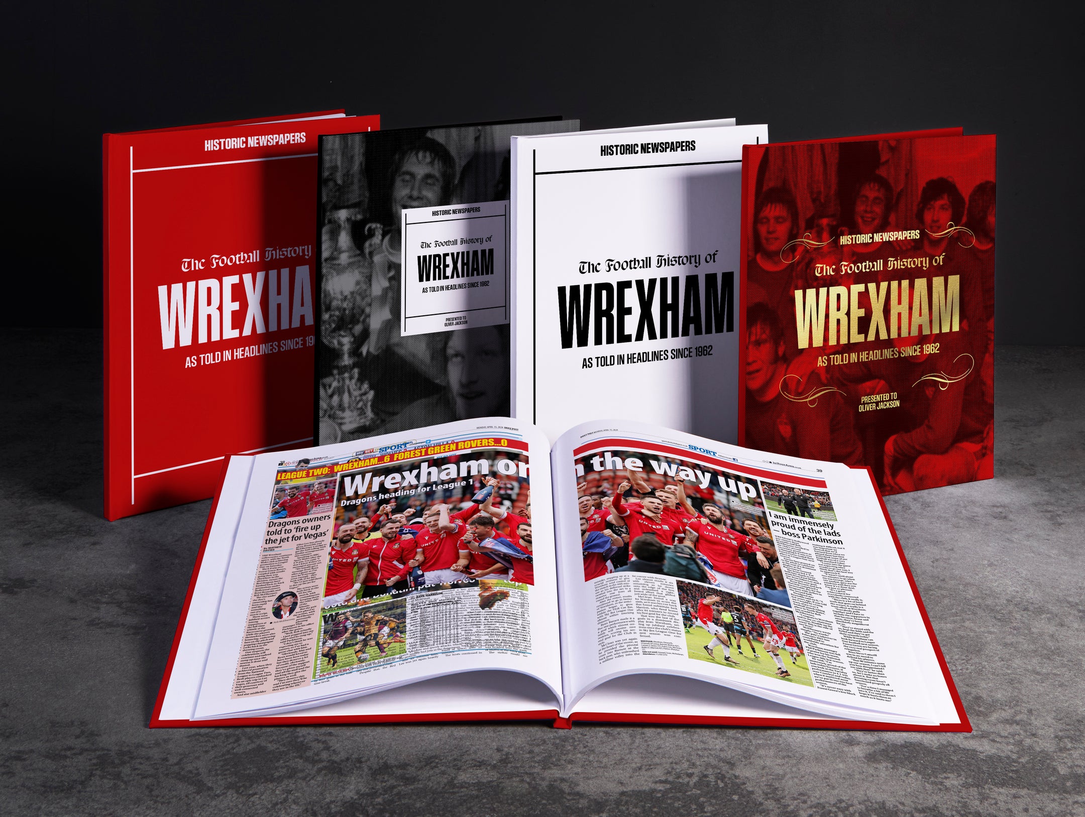 The Football History of Wrexham Book - Historic Newspapers