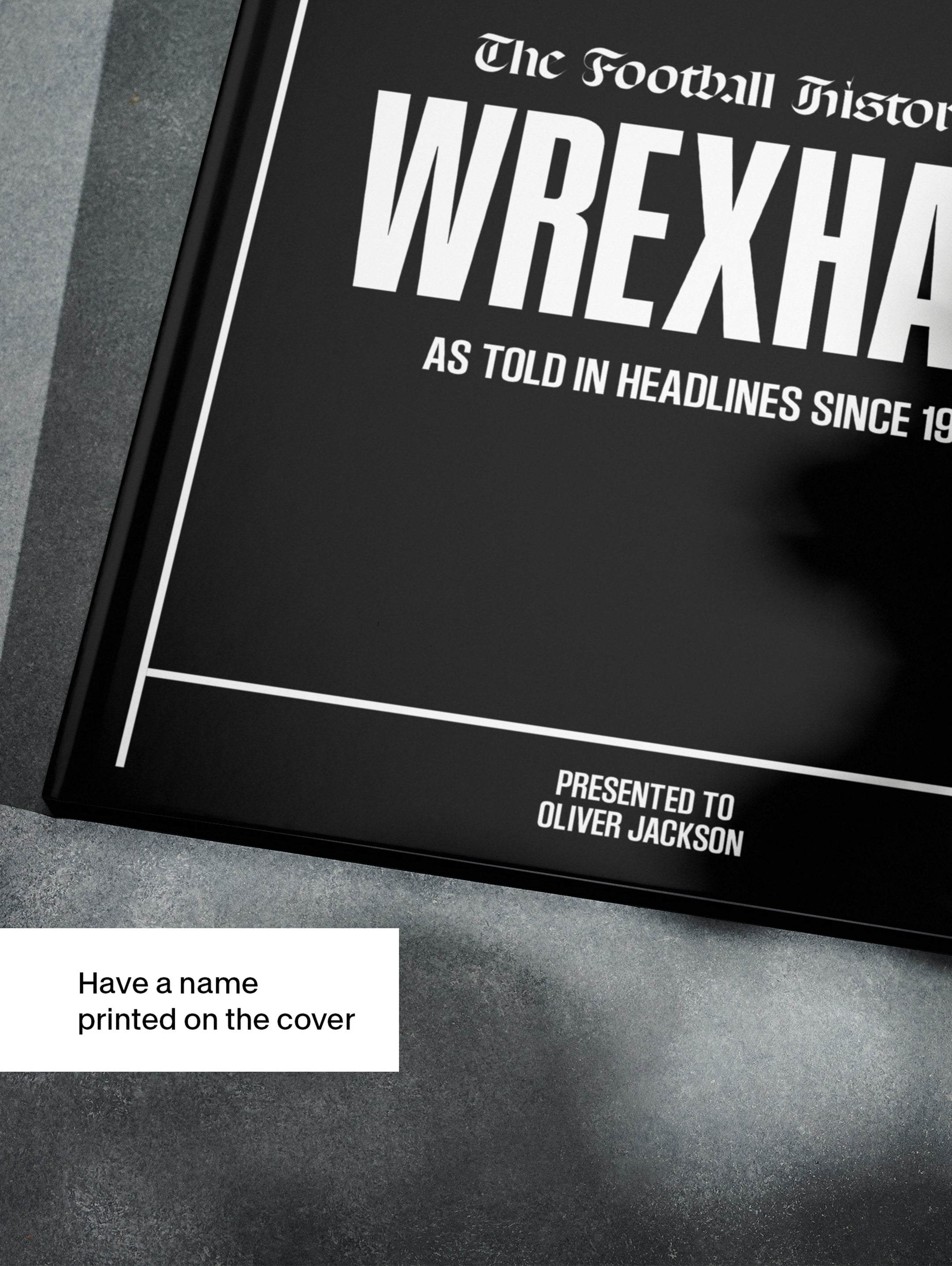 The Football History of Wrexham Book - Historic Newspapers