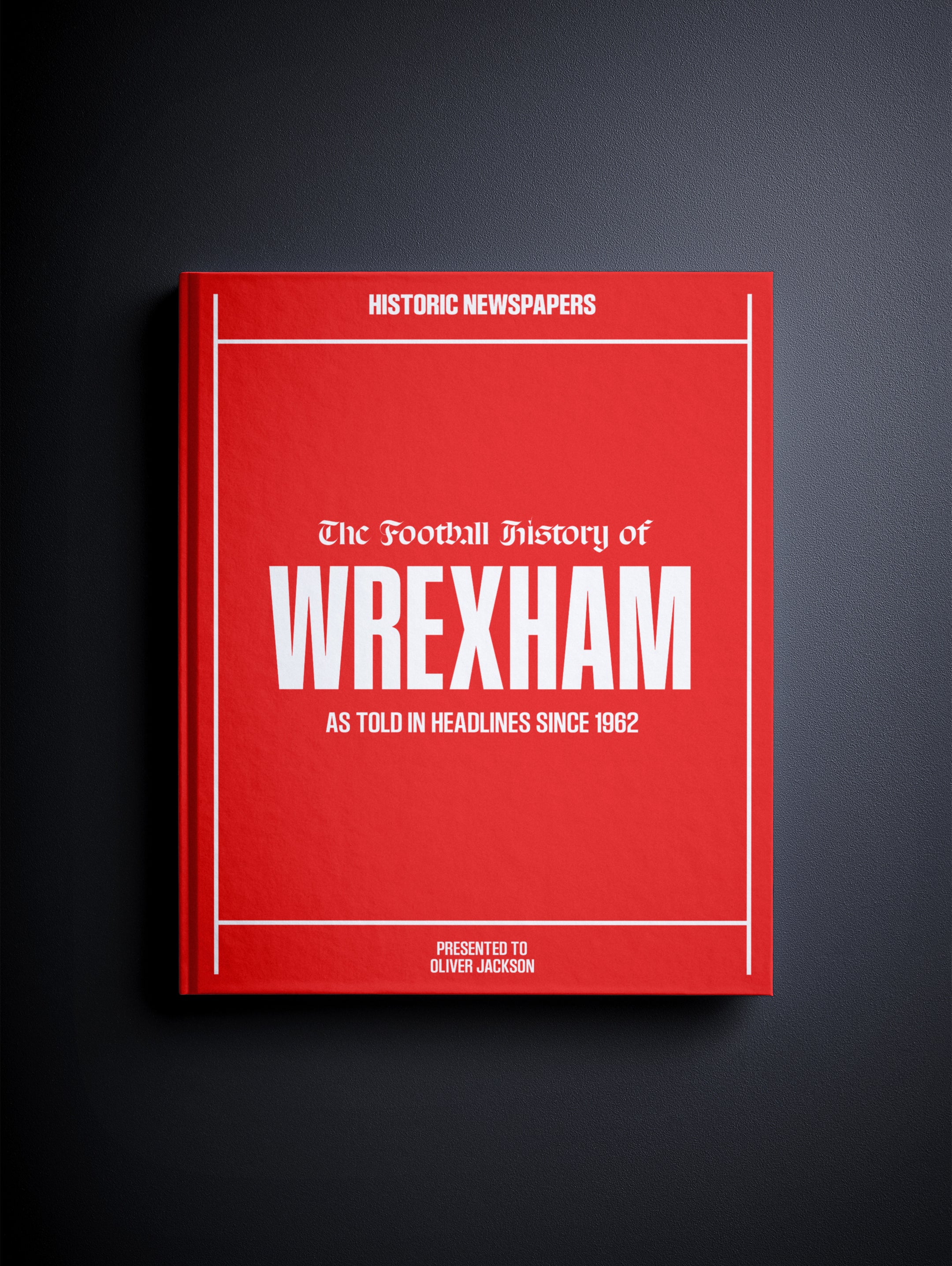 The Football History of Wrexham Book - Historic Newspapers