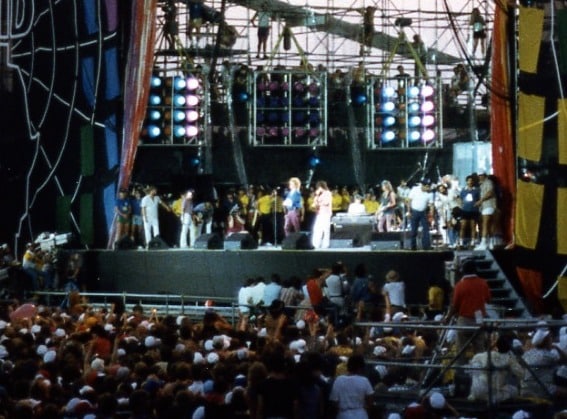 live aid 1985 timeline
