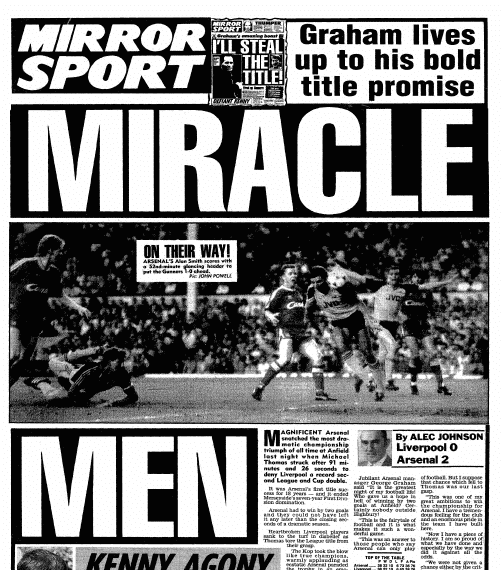 liverpool arsenal '89