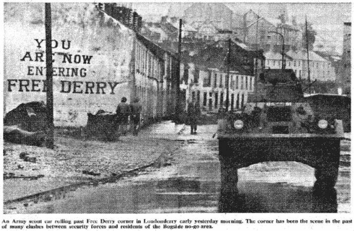 Operation Motorman: Through the Papers | Historic Newspapers