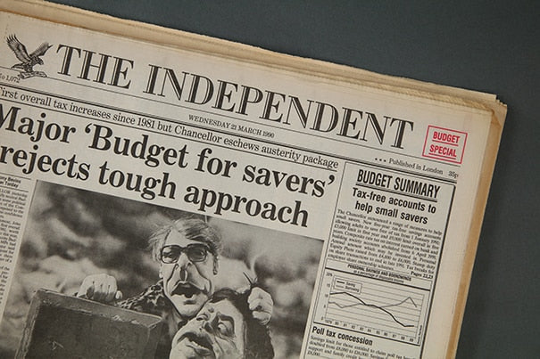 the independent original newspaper archive