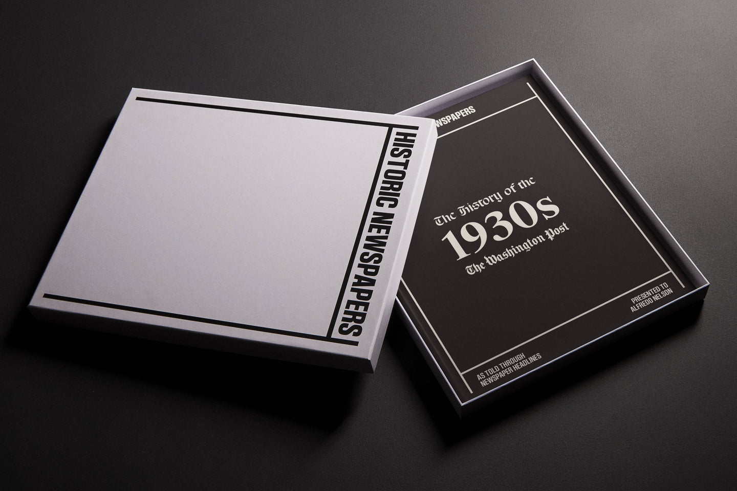 The History of 1930s Washington Post Edition Book - Historic Newspapers
