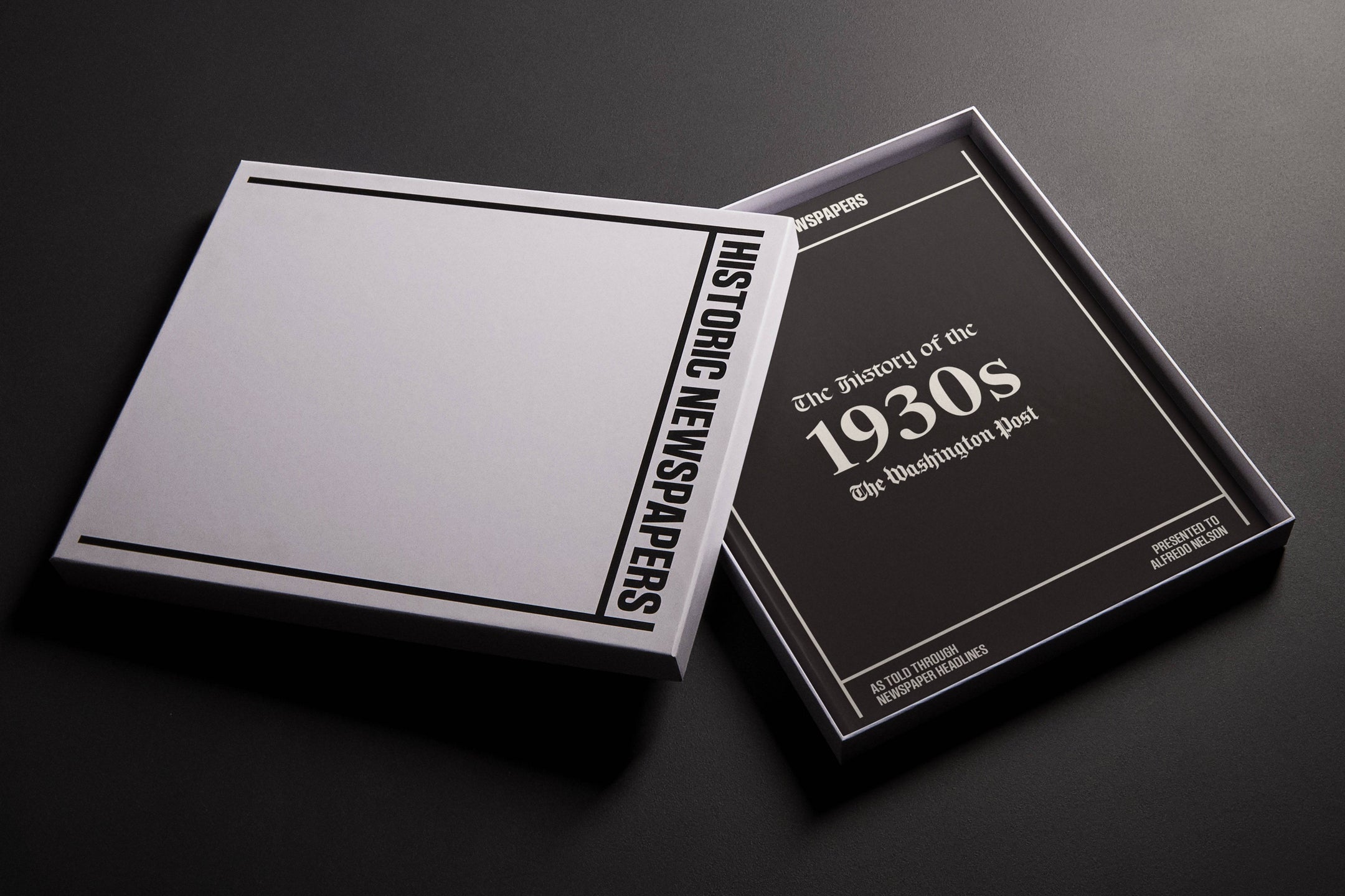 The History of 1930s Washington Post Edition Book - Historic Newspapers