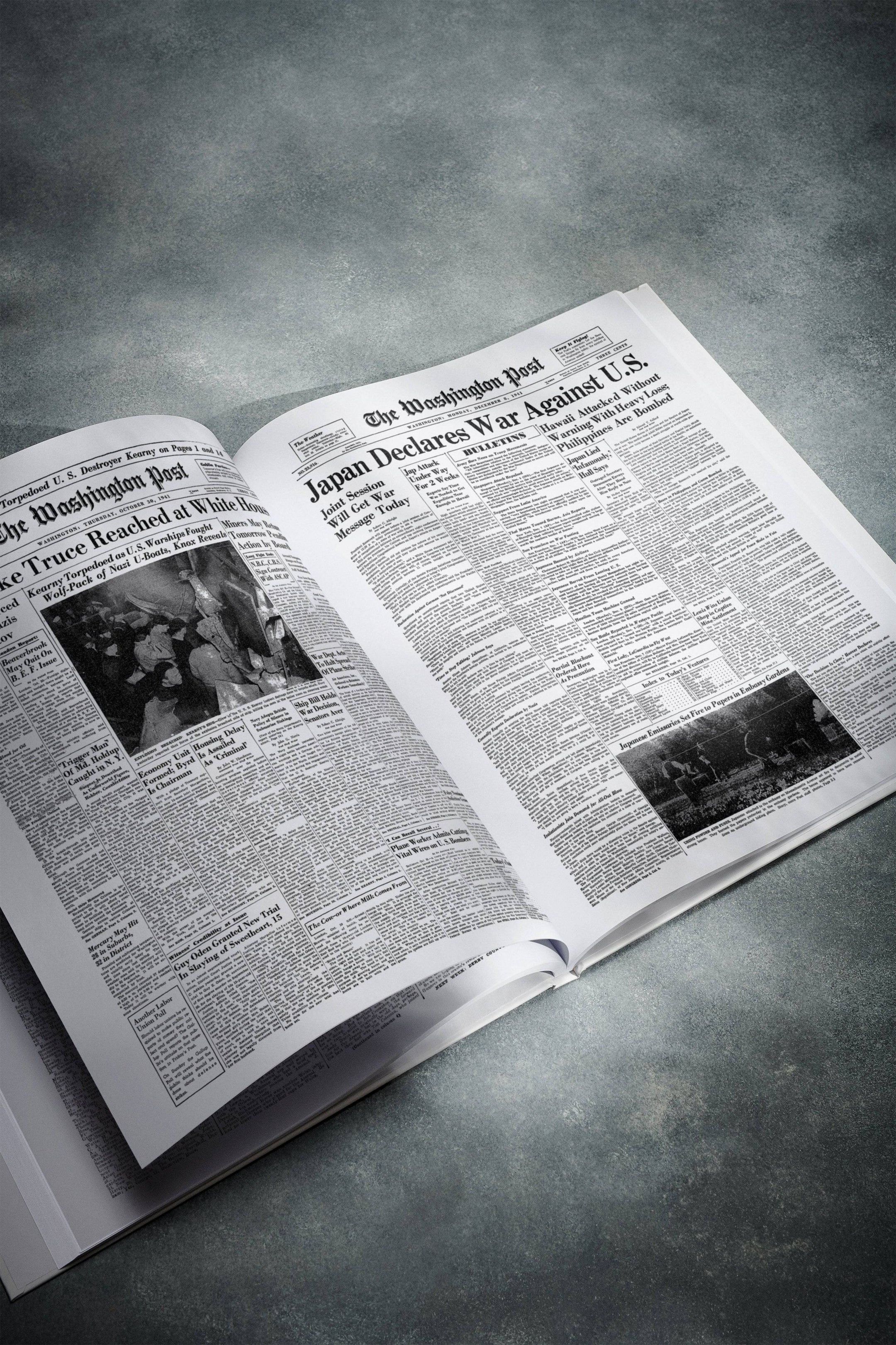 The History of 1940s Washington Post Edition Book
