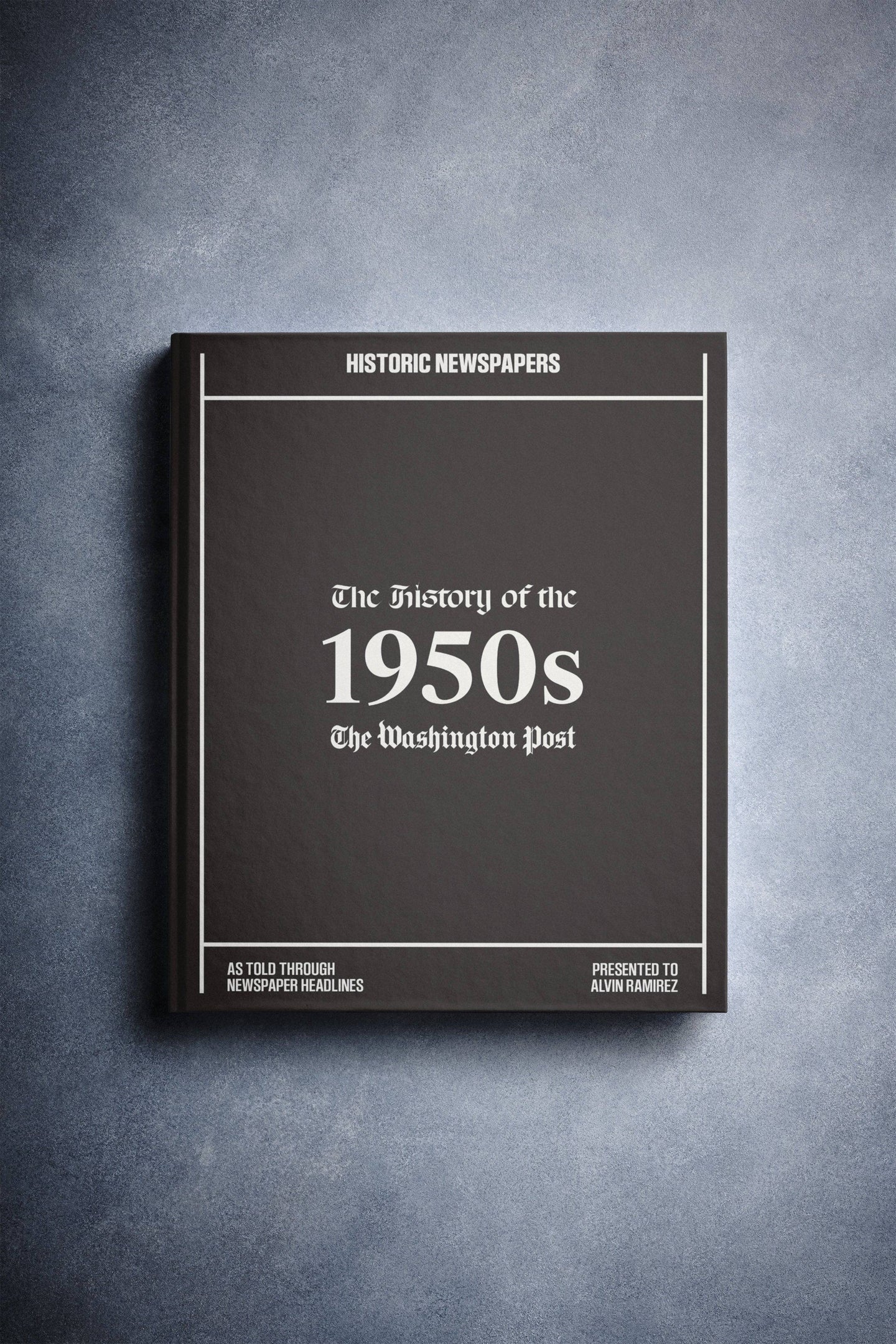 The History of 1950s Washington Post Edition Book