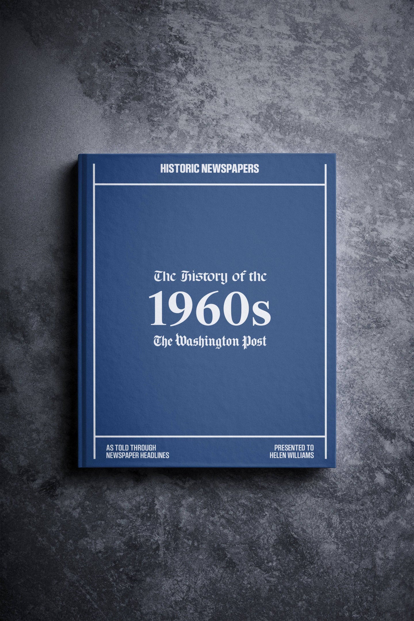 The History of 1960s Washington Post Edition Book