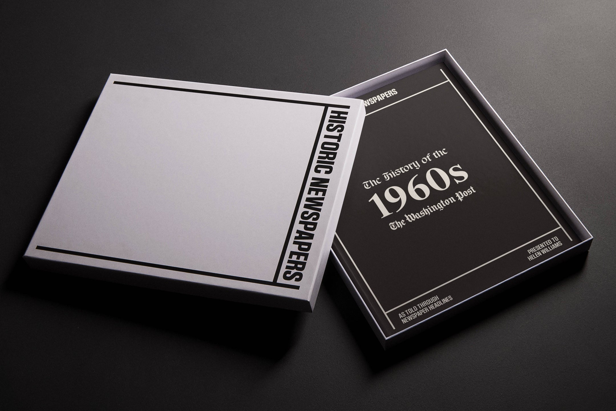 The History of 1960s Washington Post Edition Book - Historic Newspapers