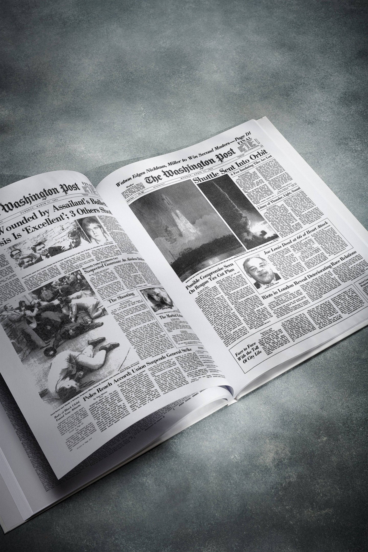 The History of 1980s Washington Post Edition Book