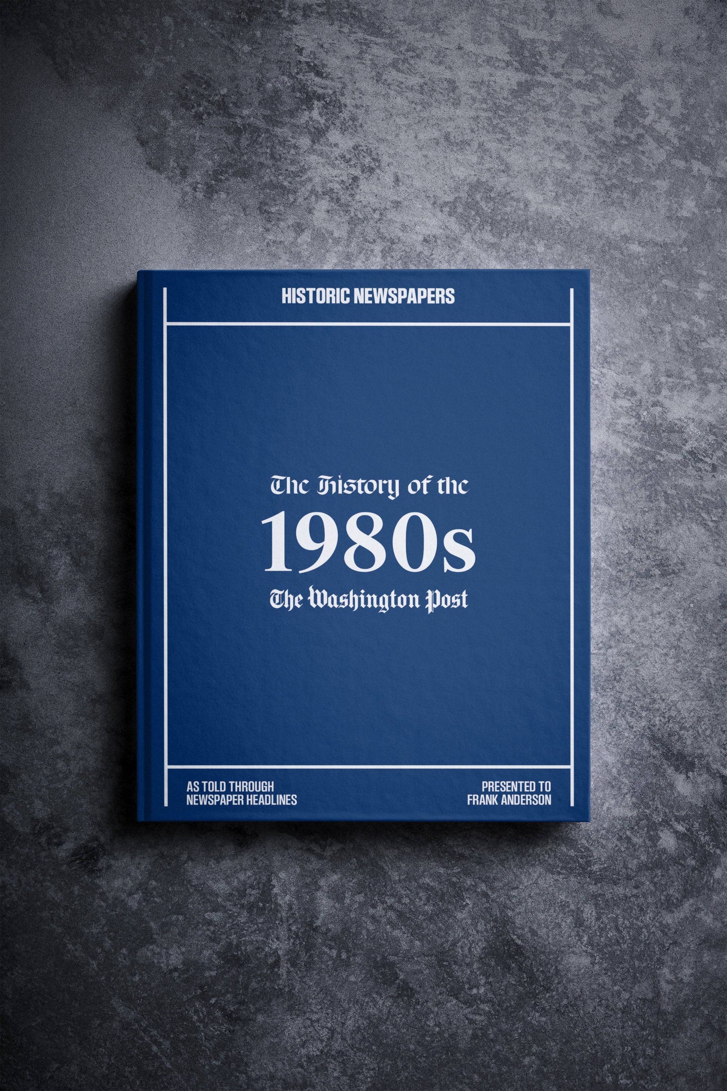 The History of 1980s Washington Post Edition Book
