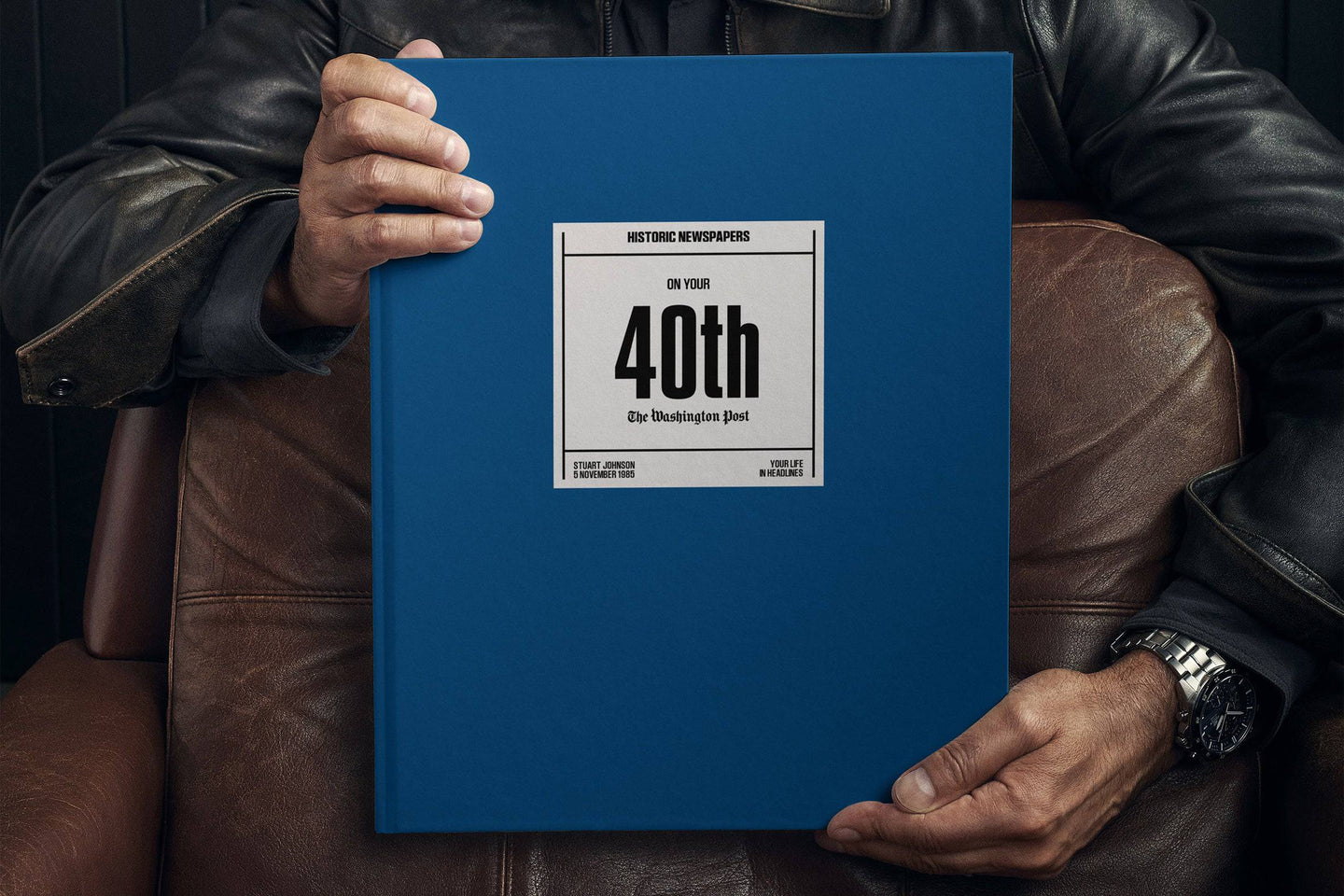 40th Milestone Birthday Newspaper Book Washington Post Edition - Historic Newspapers
