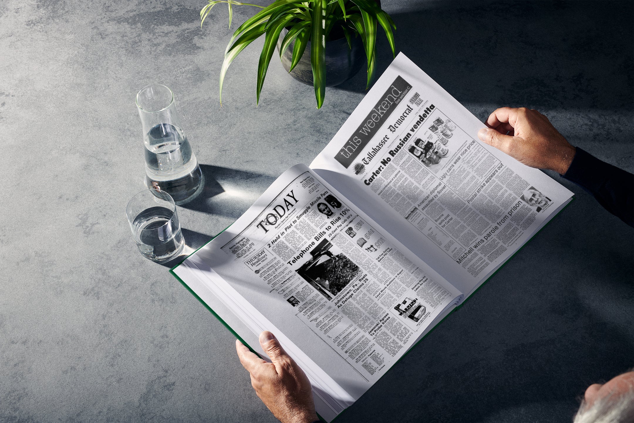 50th Milestone Birthday Newspaper Book Florida Edition