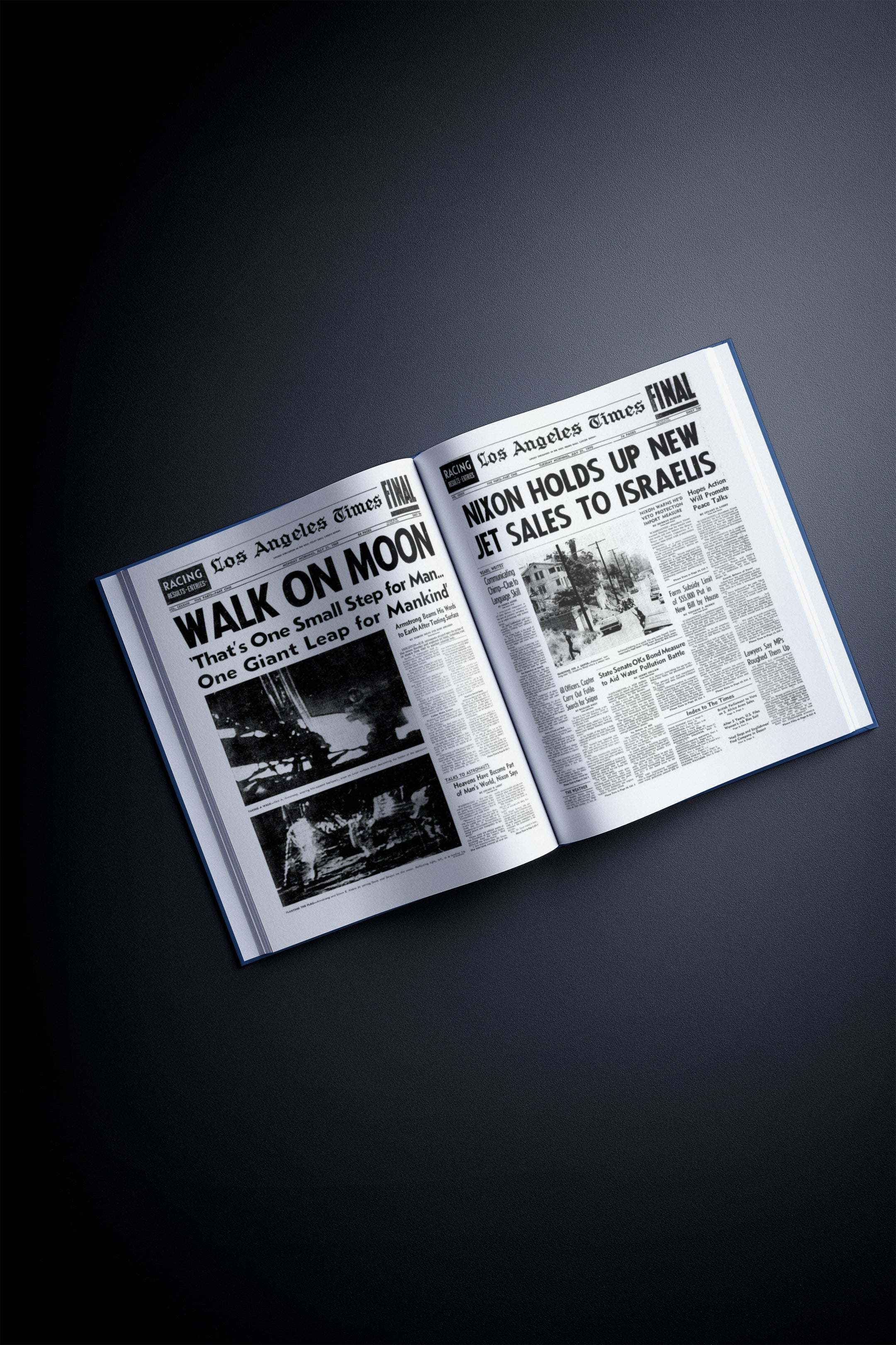 60th Milestone Birthday Newspaper Book Los Angeles Times Edition