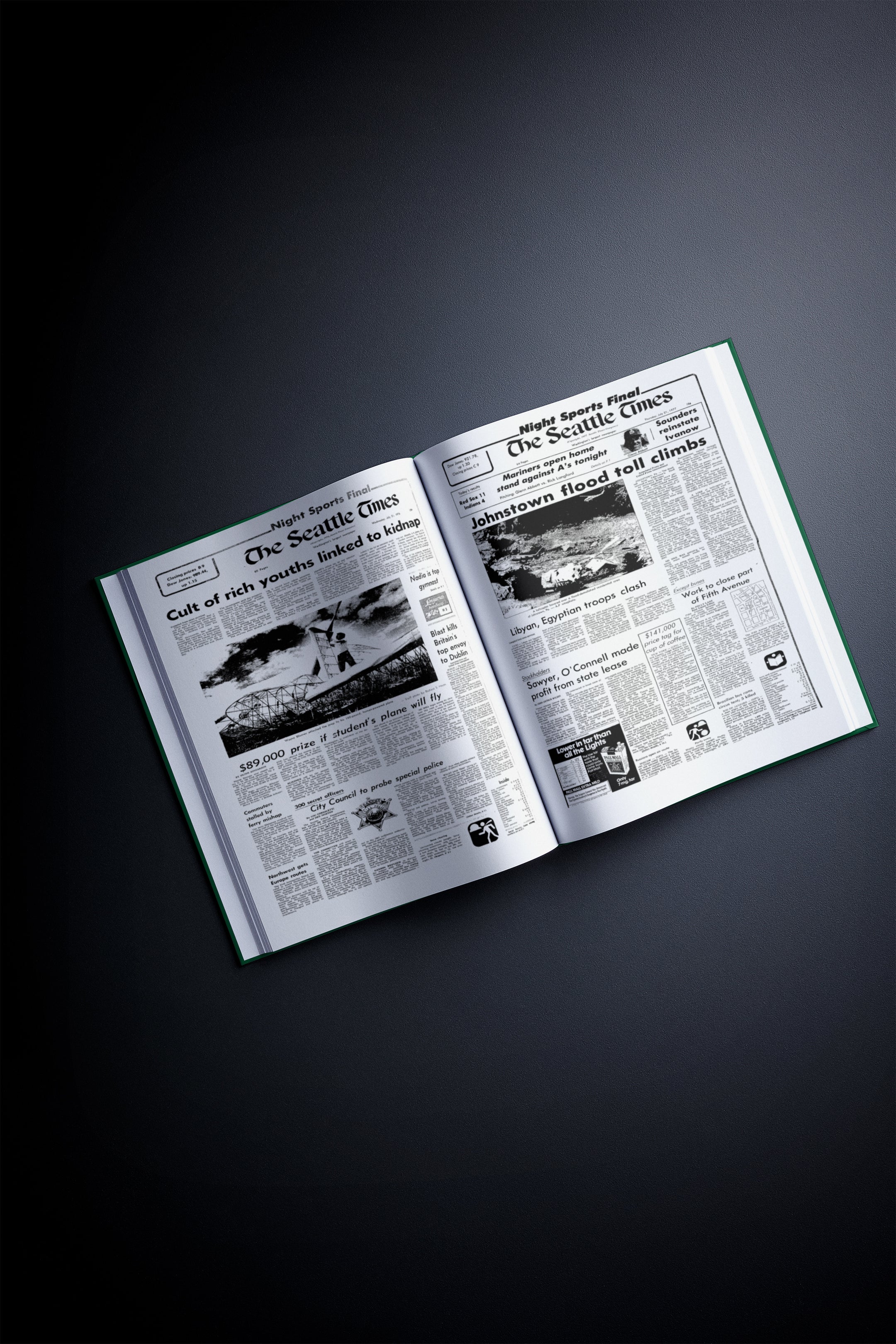 60th Milestone Birthday Newspaper Book Seattle Times Edition