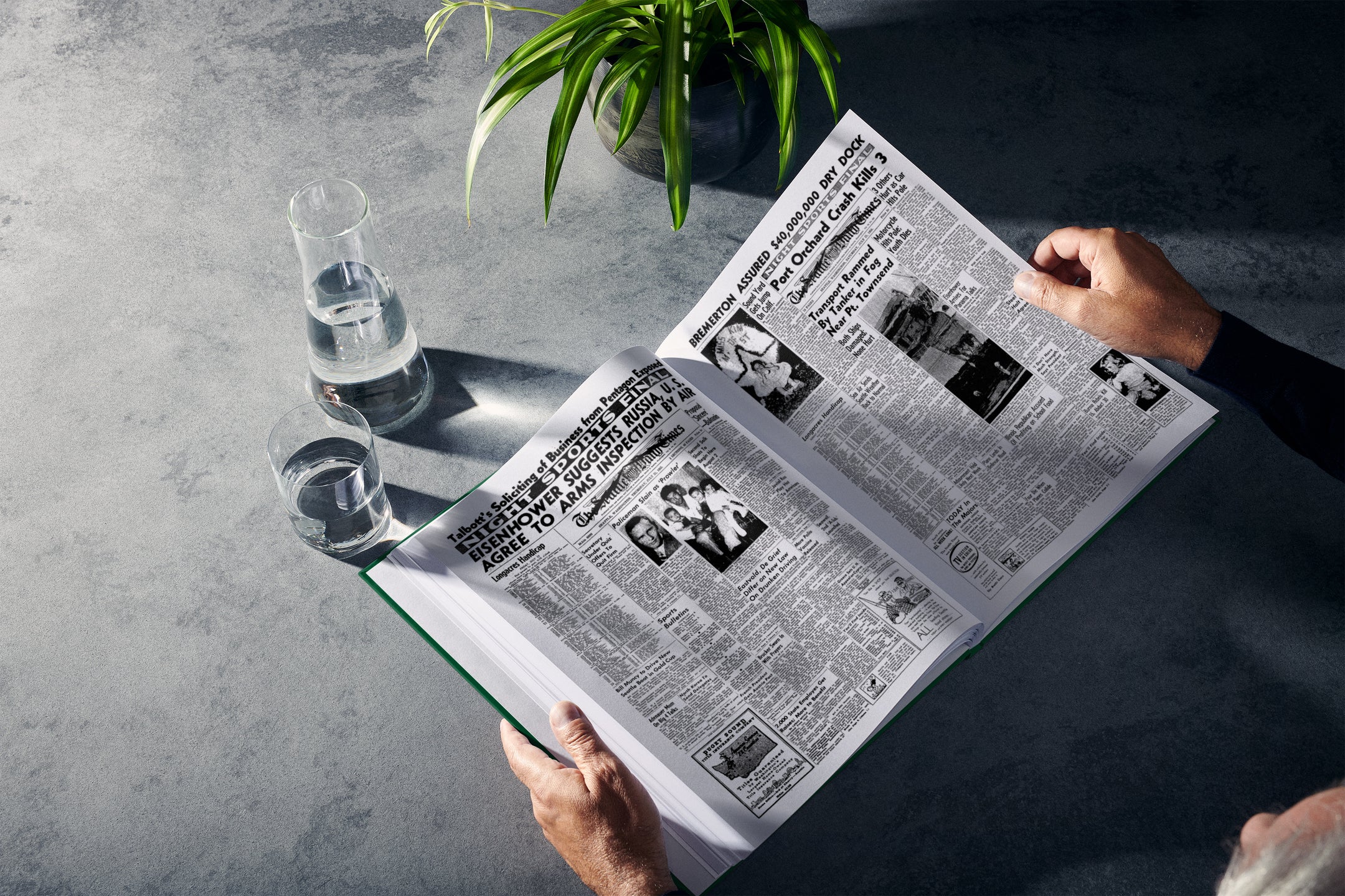 70th Milestone Birthday Newspaper Book Seattle Times Edition