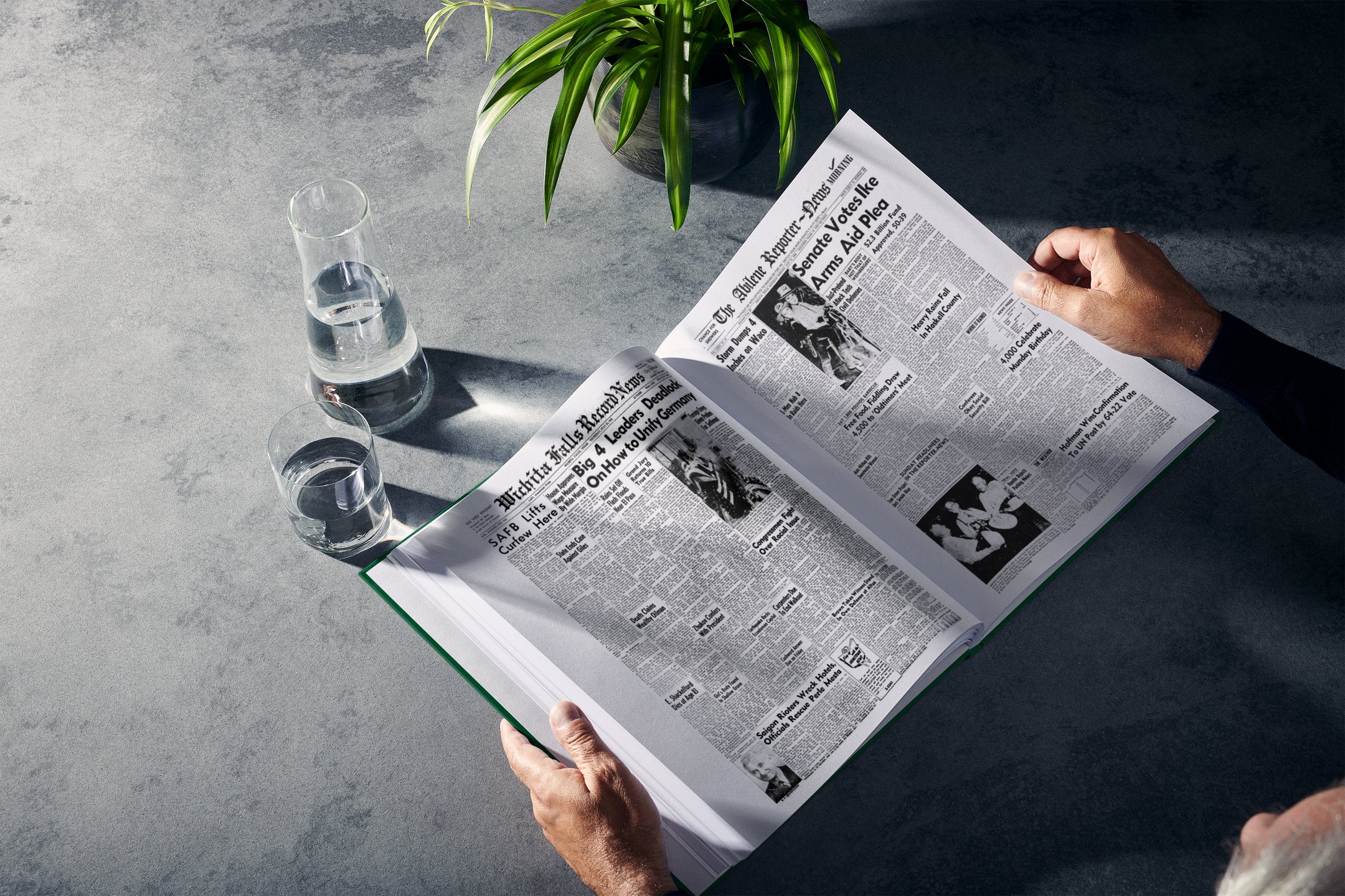 70th Milestone Birthday Newspaper Book Texas Edition