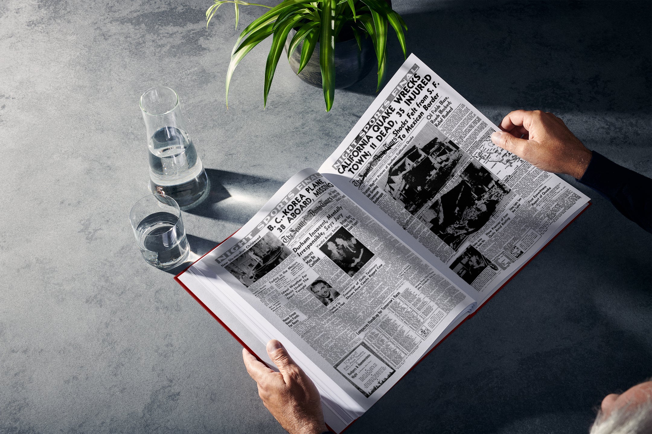 80th Milestone Birthday Newspaper Book Seattle Times Edition