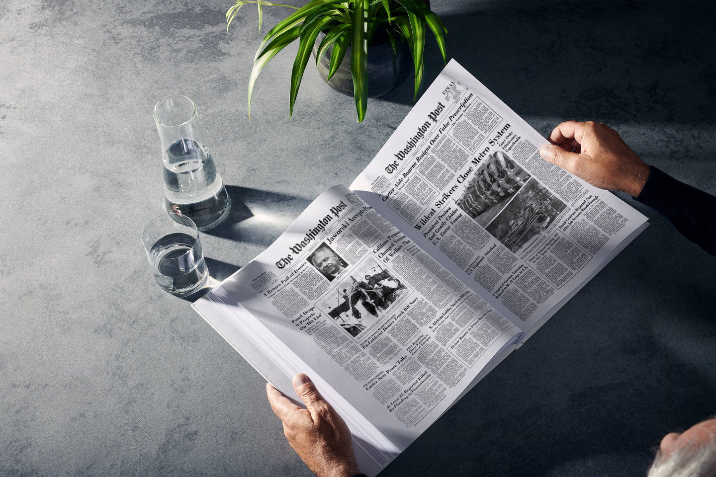 90th Milestone Birthday Newspaper Book Washington Post Edition - Historic Newspapers