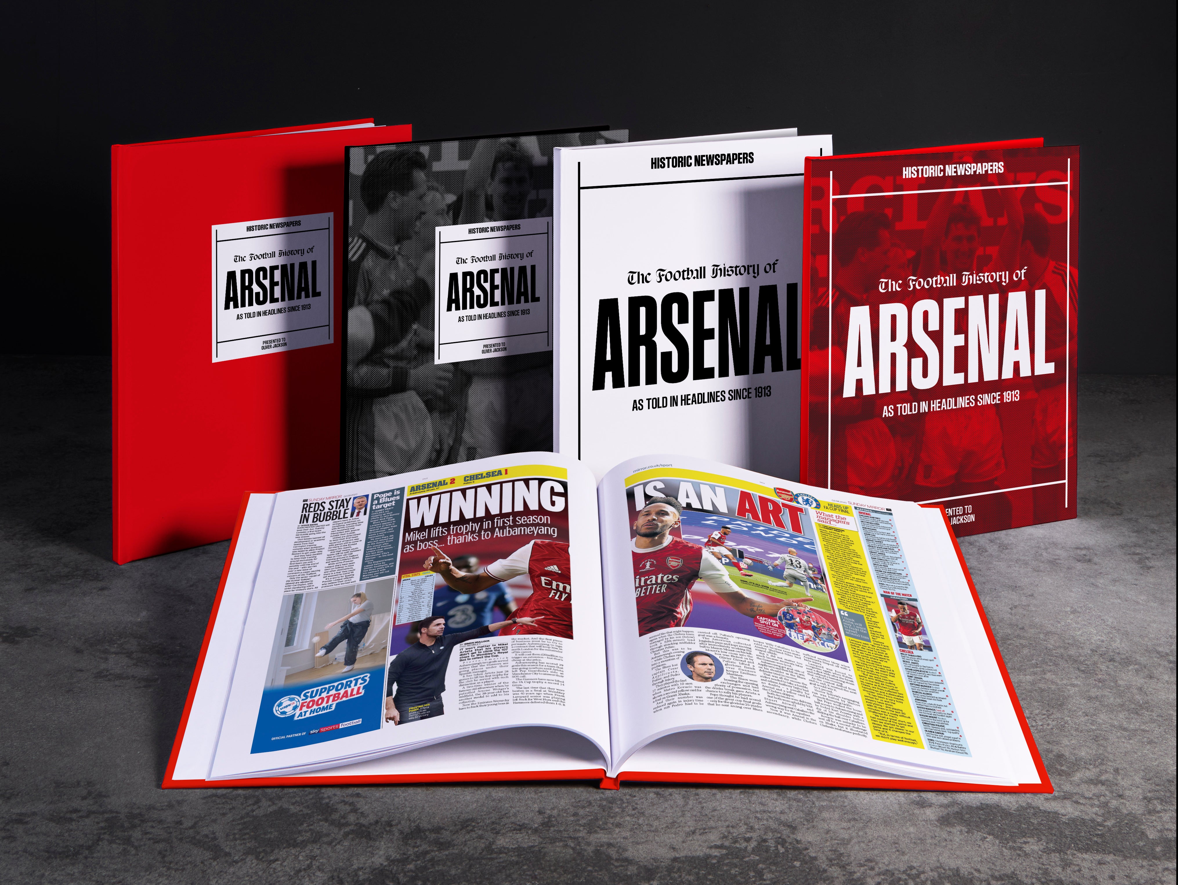 The Football History of Arsenal Book | Historic Newspapers