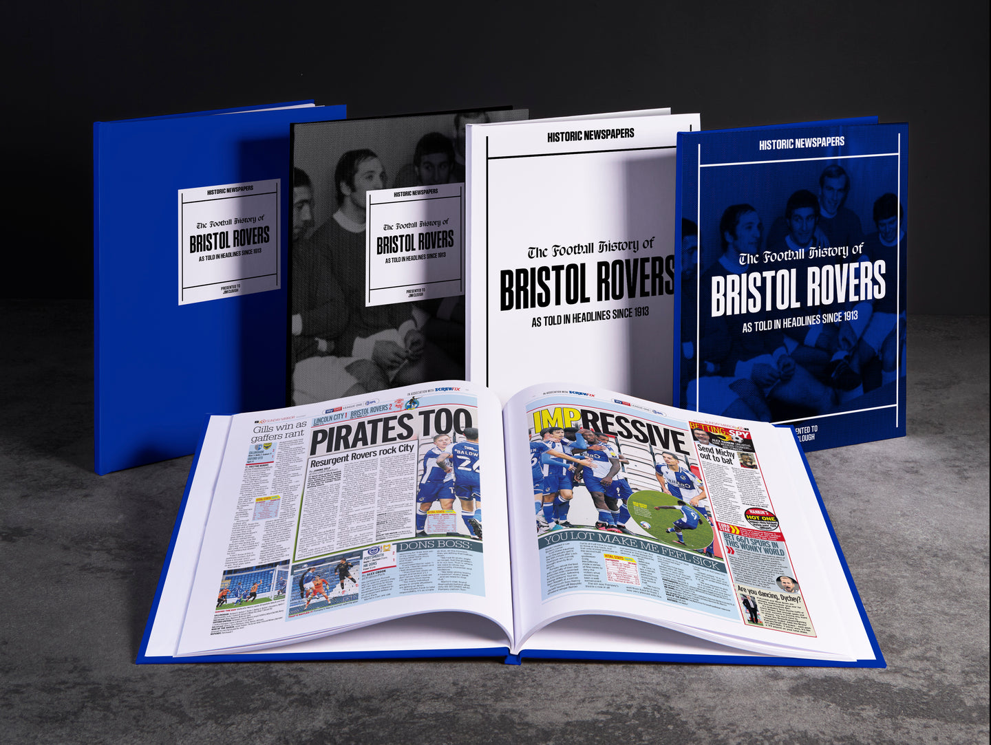The Football History of Bristol Rovers Book - Historic Newspapers