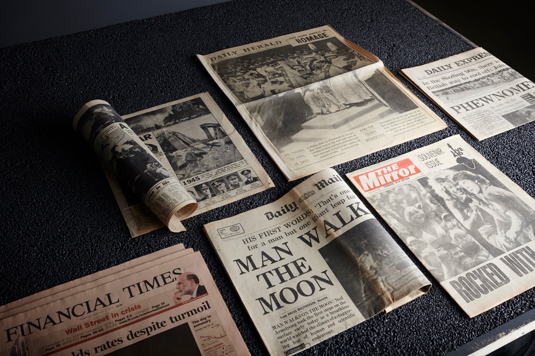 ◆ 大型 古書 『 THE TIMES LONDON 』1936 1月2月 Vintage 1930s Newspaper The Times Royal Edition Saturday