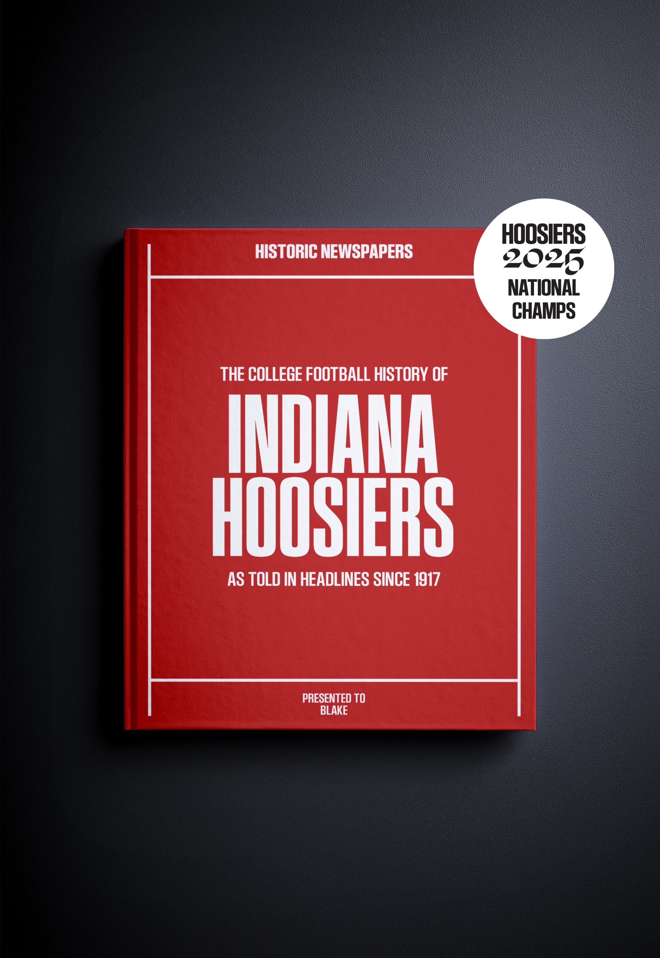 The College Football History of Indiana Hoosiers Book