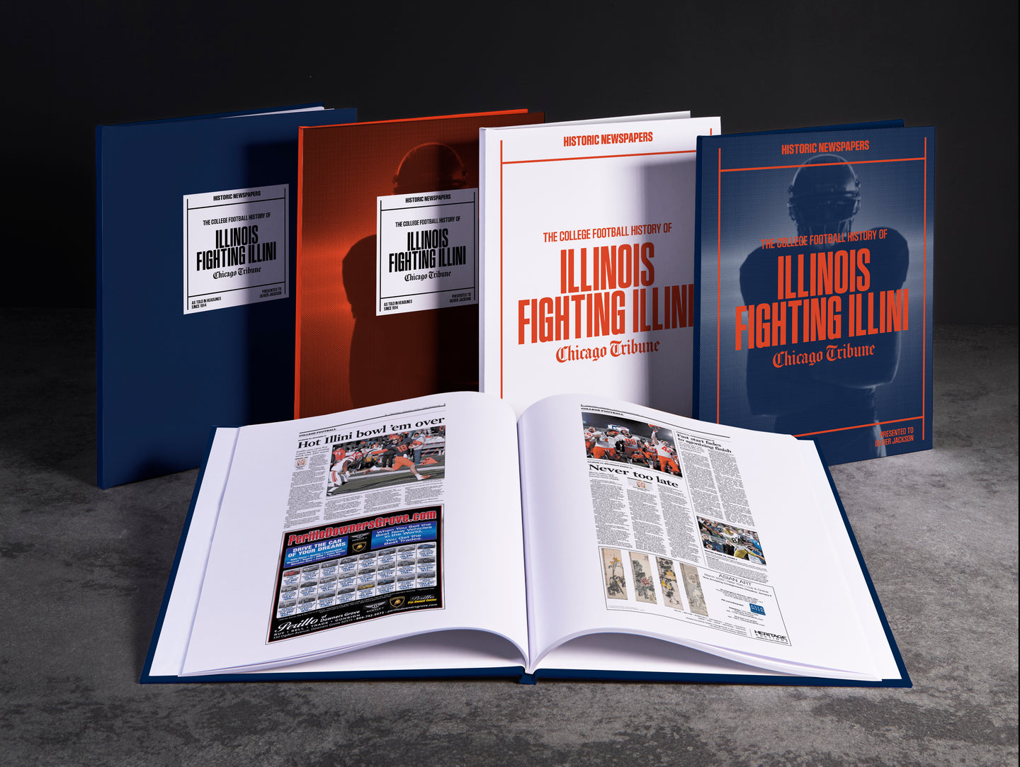 The College Football History of Illinois Fighting Illini Chicago Tribune Edition
