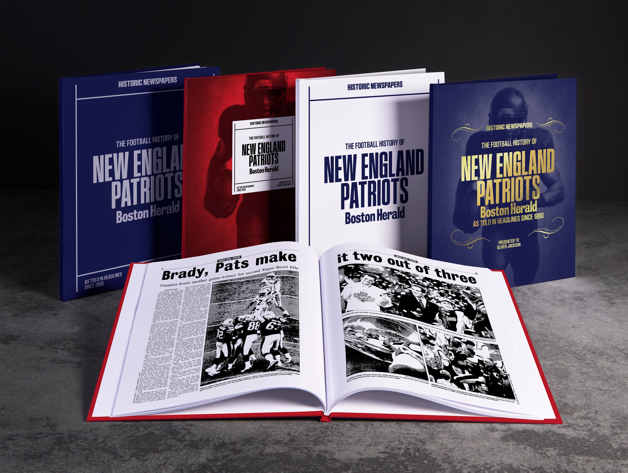 The US Football History of New England Patriots Boston Herald Edition