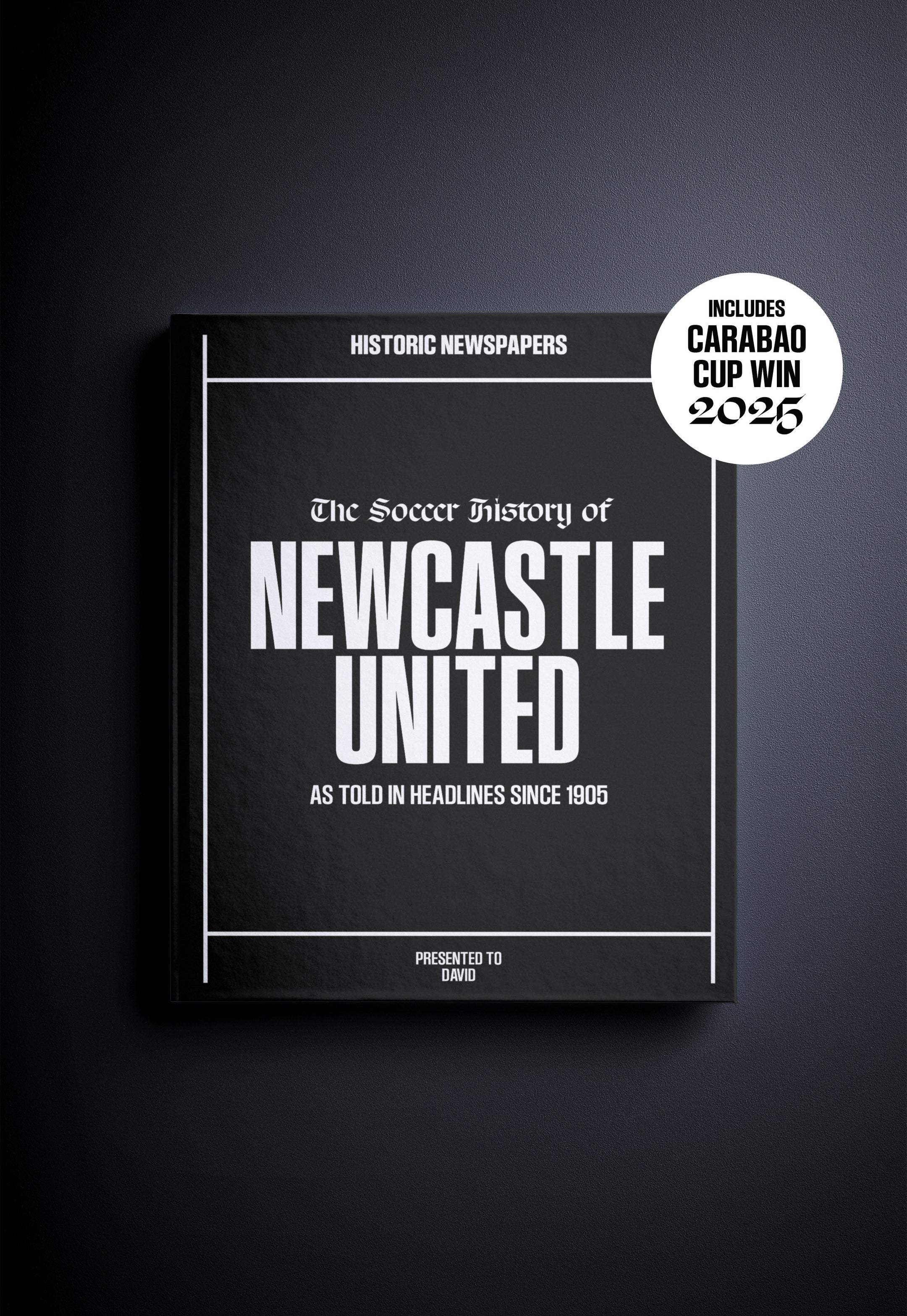 The Soccer History of Newcastle Book