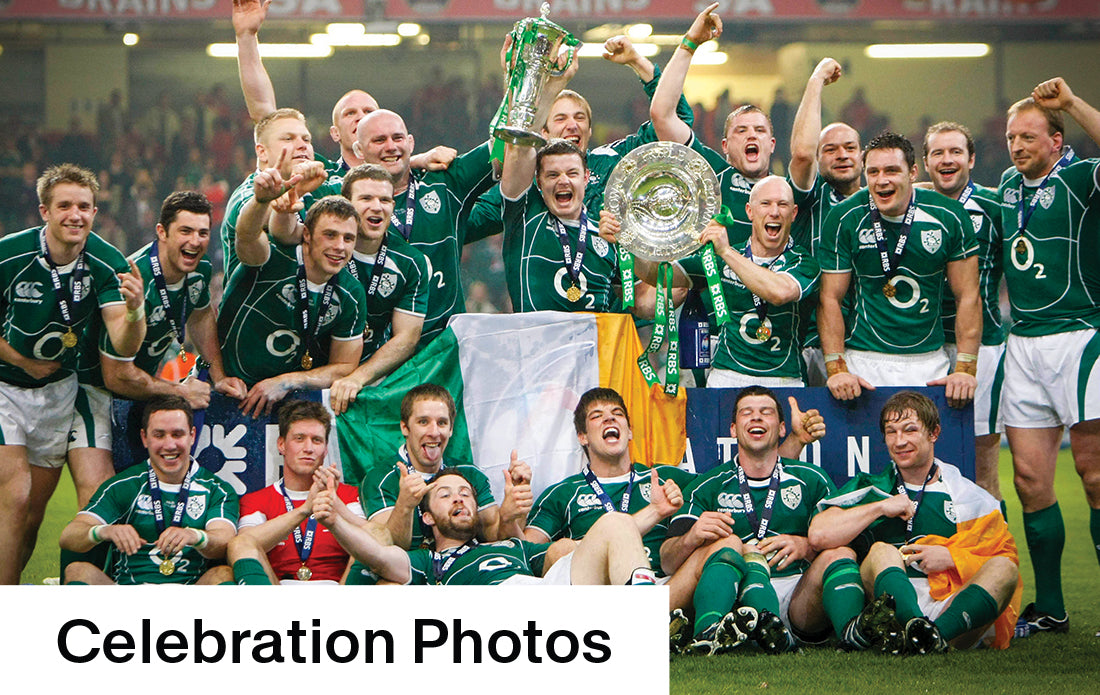 Six Nations Rugby Deluxe Content add-on featuring historic celebration photos by Historic Newspapers.