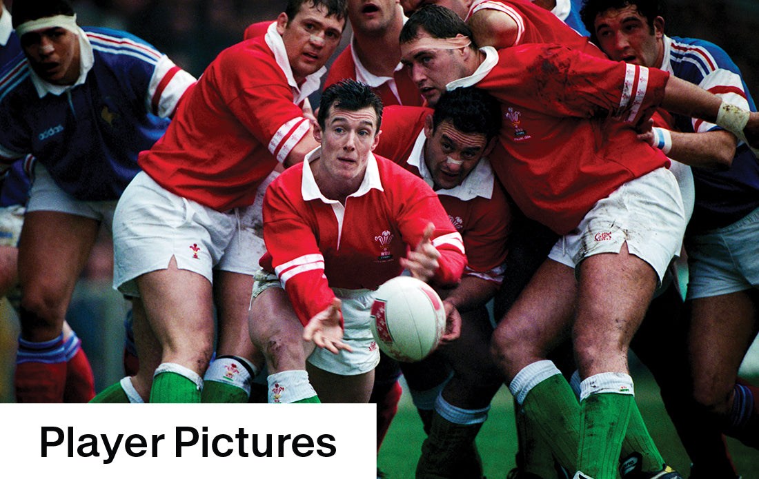 Six Nations Rugby Deluxe Content add-on by Historic Newspapers, featuring detailed images of rugby players in action.