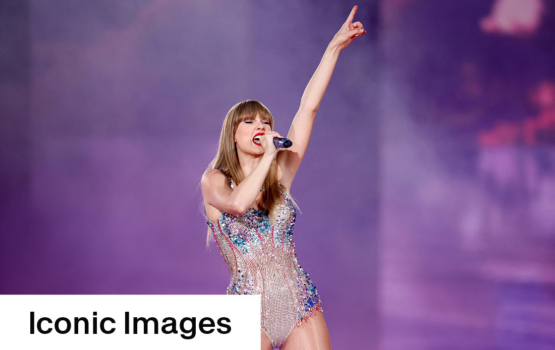 Deluxe add-on content featuring iconic images of Taylor Swift from Historic Newspapers.