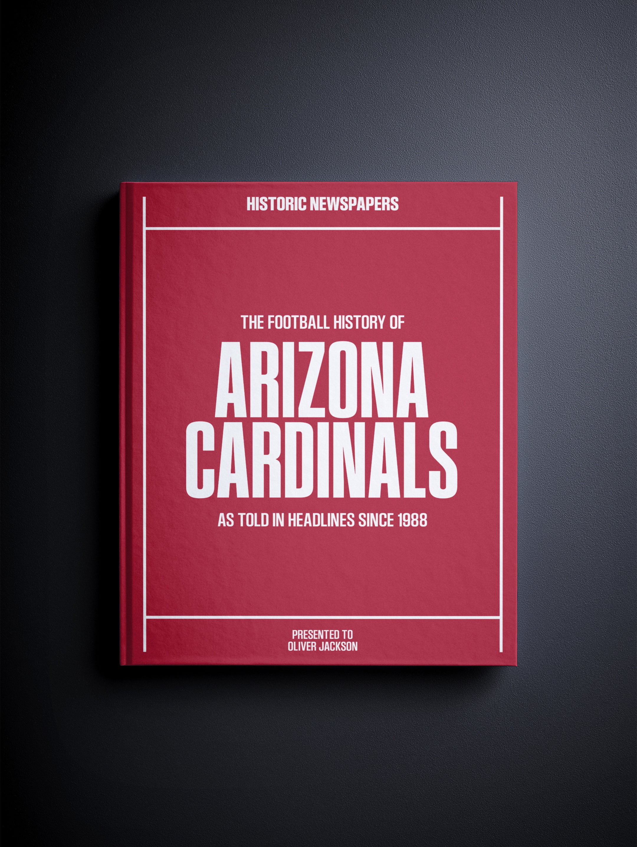 The US Football History of Arizona Cardinals Book