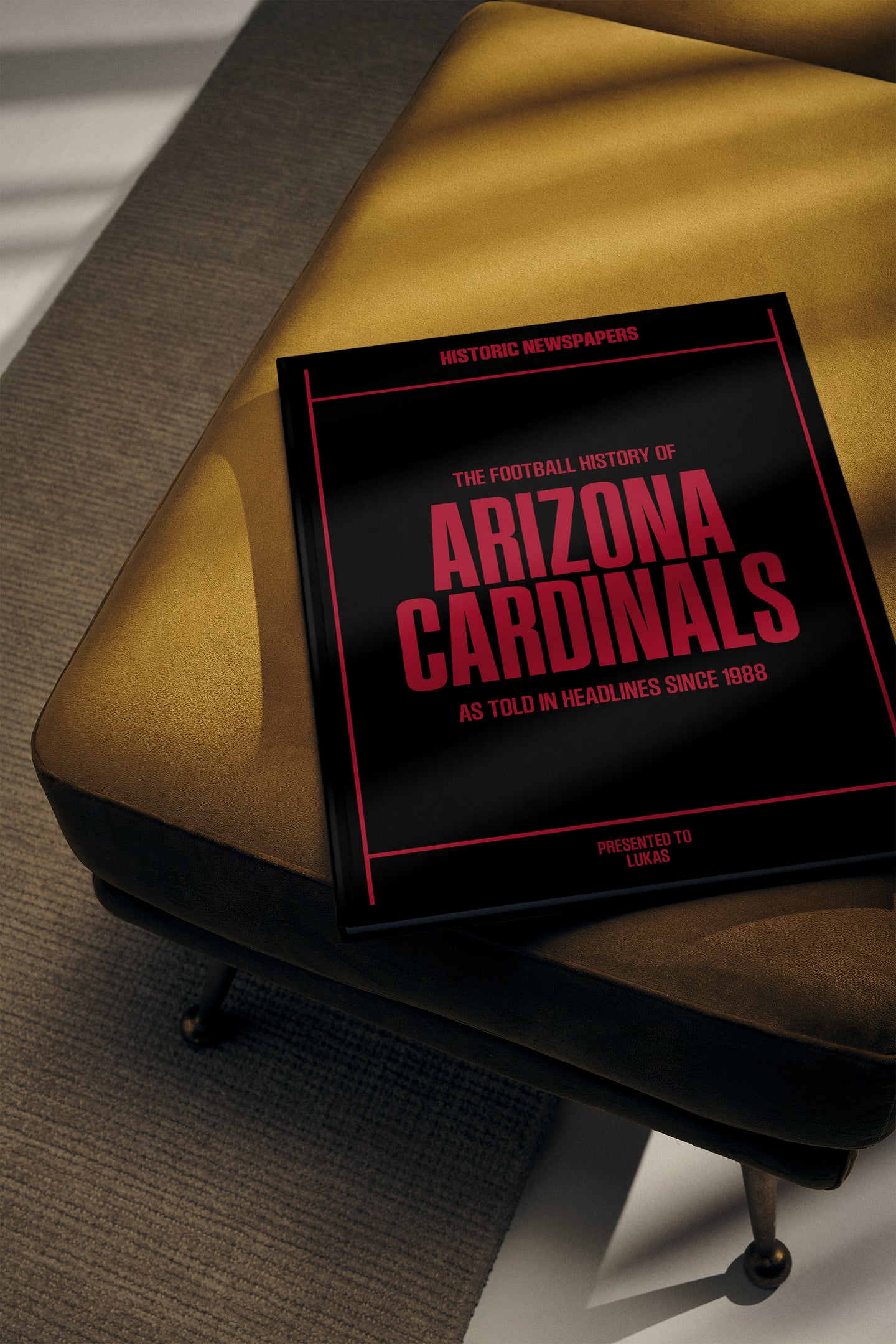 The US Football History of Arizona Cardinals Book - Historic Newspapers
