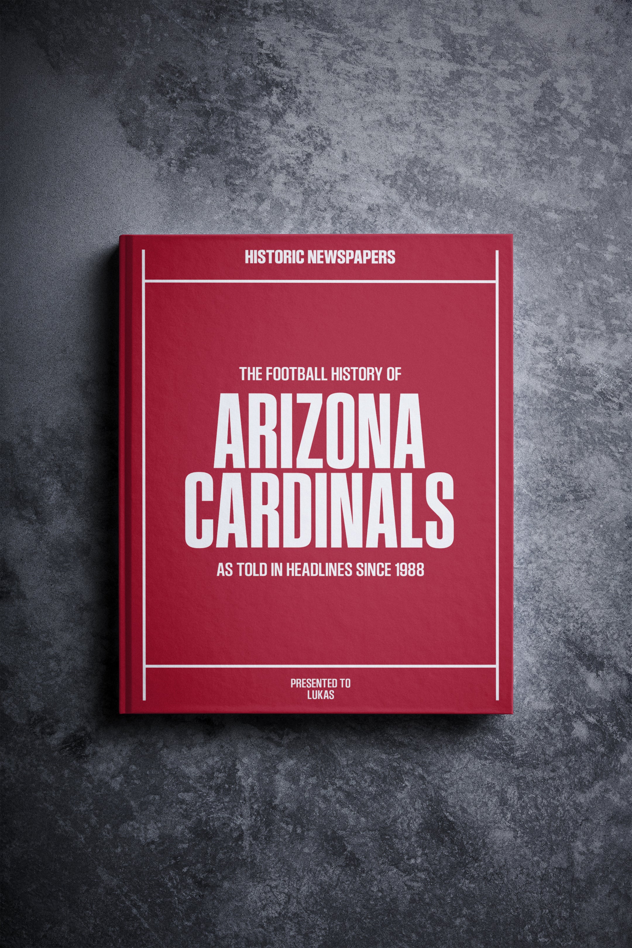 The US Football History of Arizona Cardinals Book