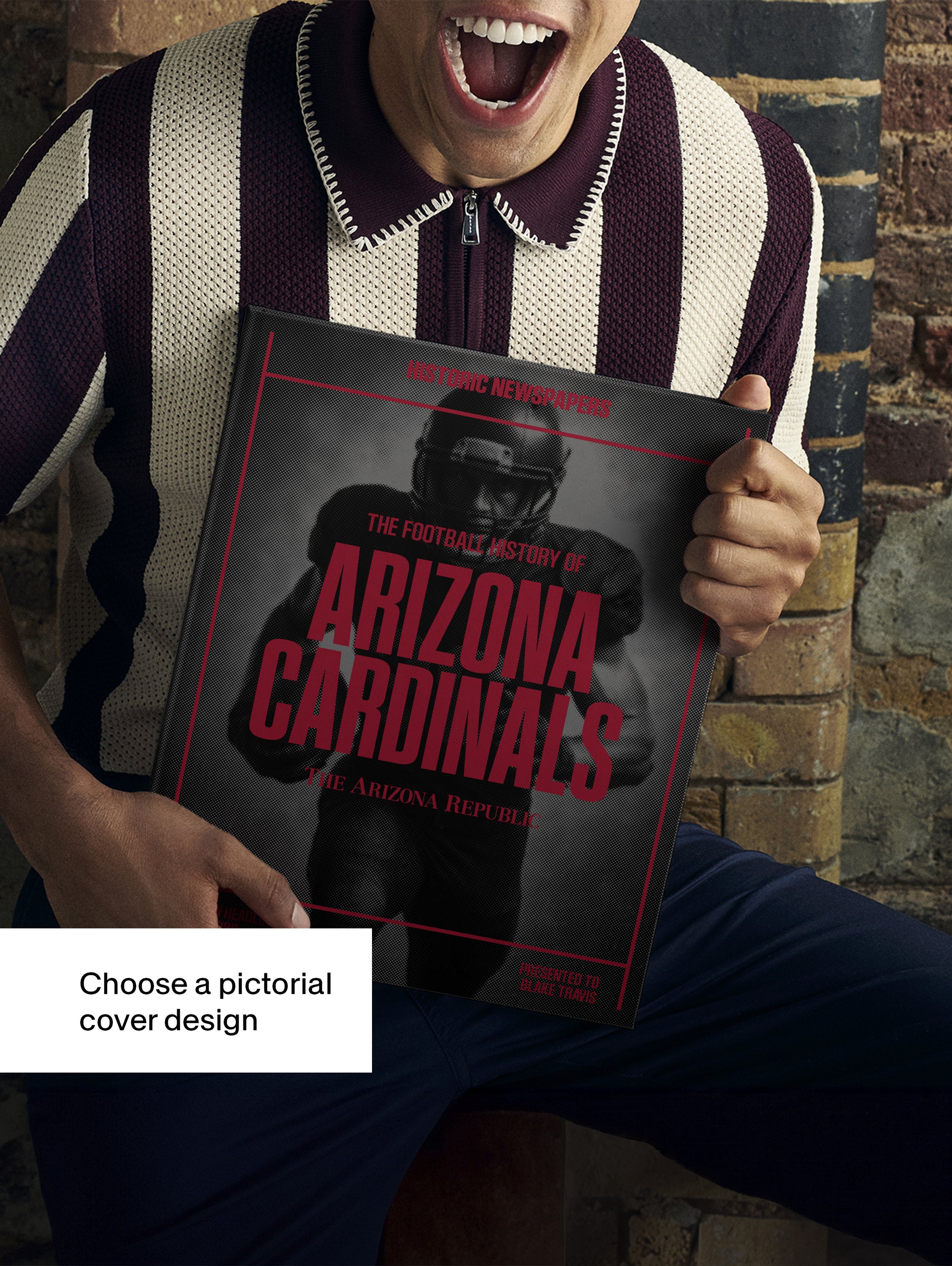 The US Football History of Arizona Cardinals Book - Historic Newspapers