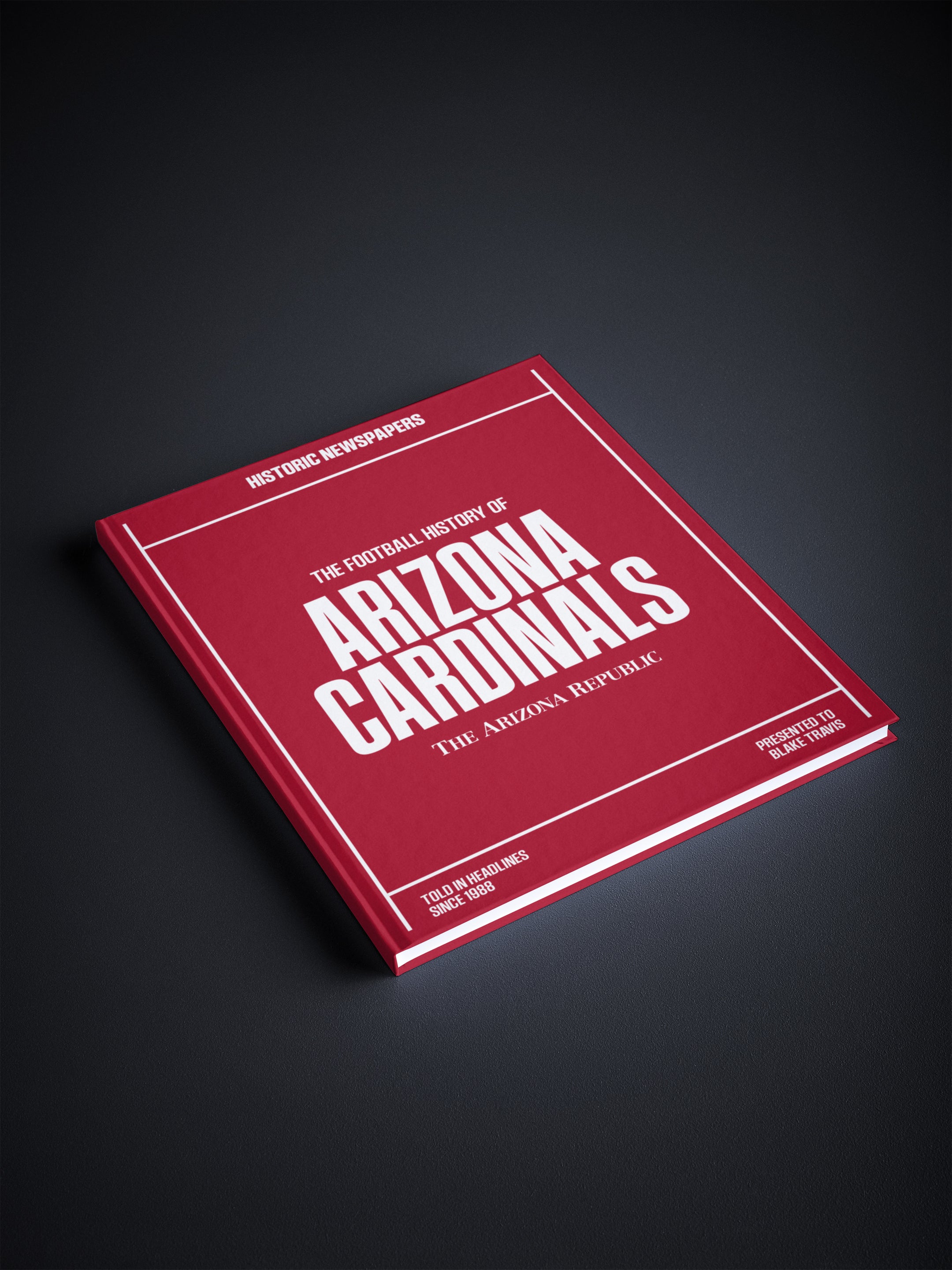 The US Football History of Arizona Cardinals Book - Historic Newspapers