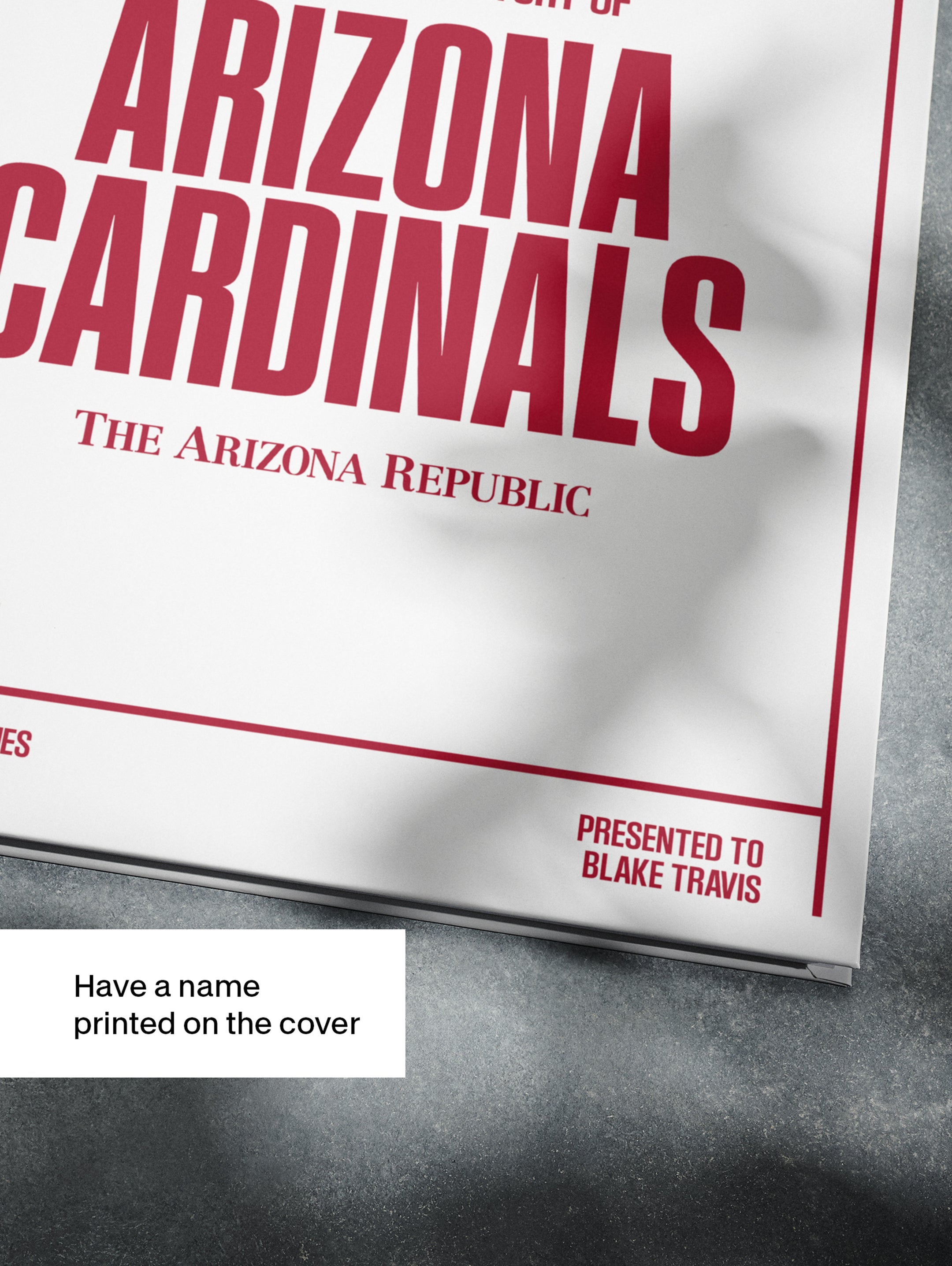 The US Football History of Arizona Cardinals Book - Historic Newspapers