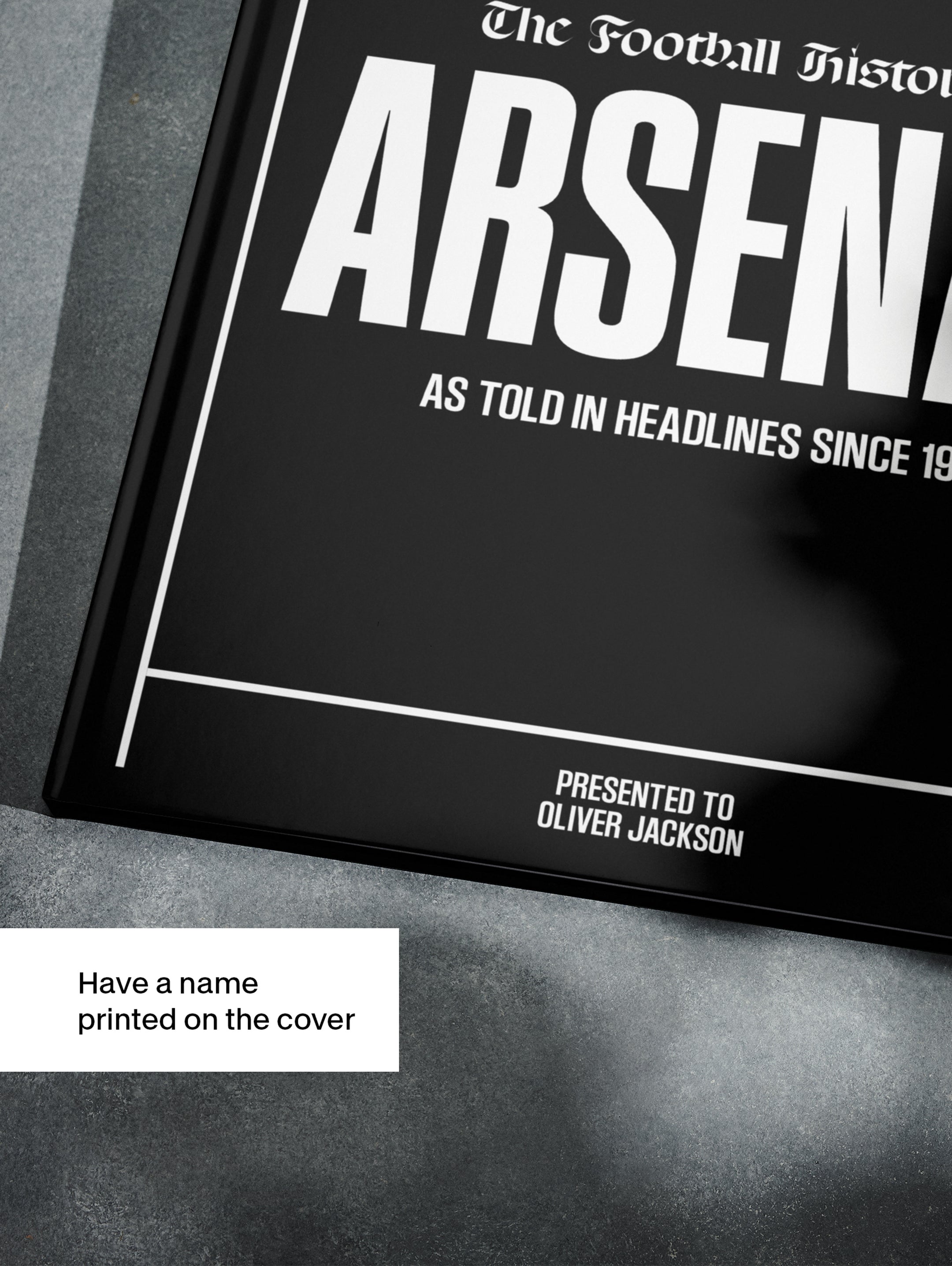 The Football History of Arsenal Book - Historic Newspapers