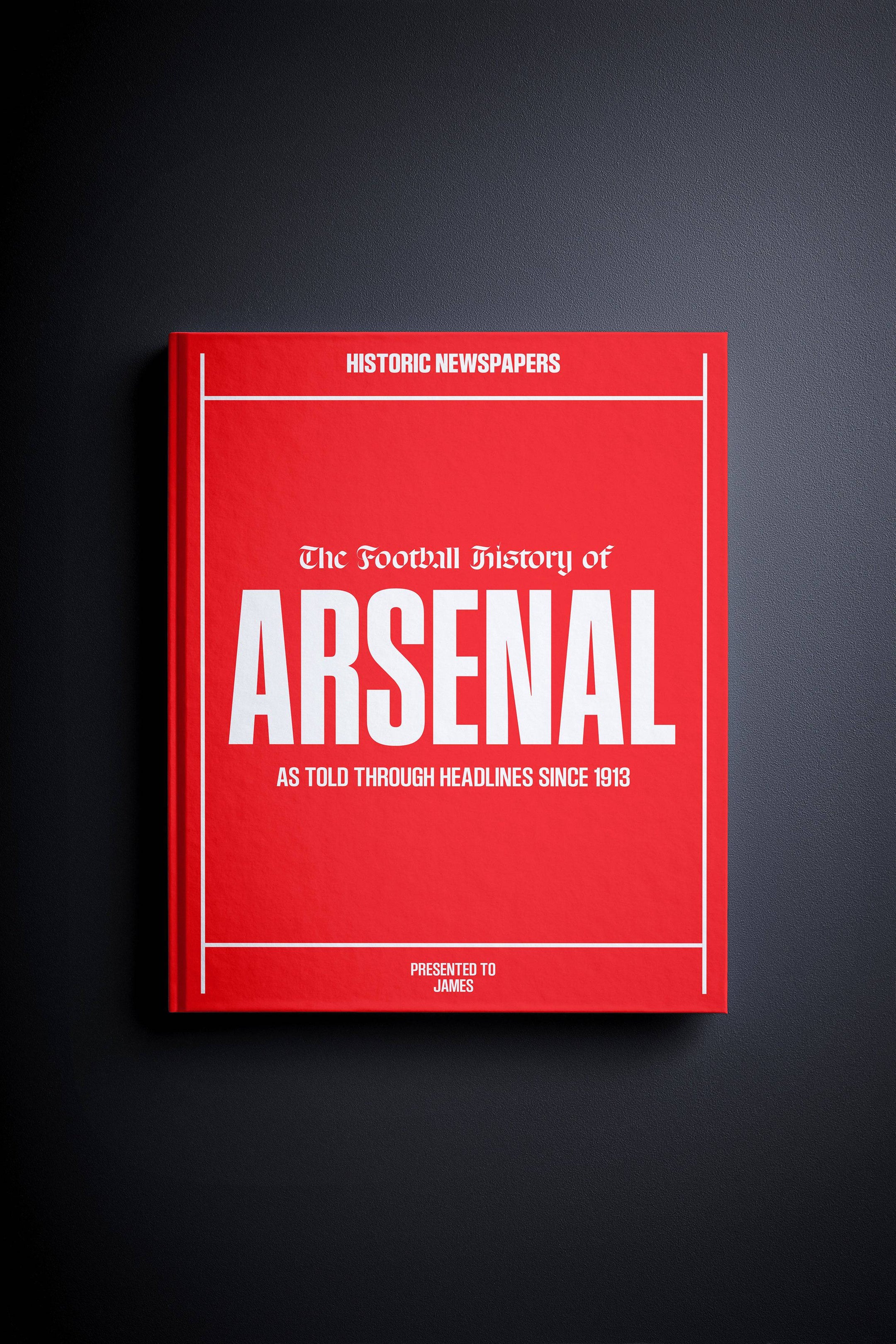 The Soccer History of Arsenal Book