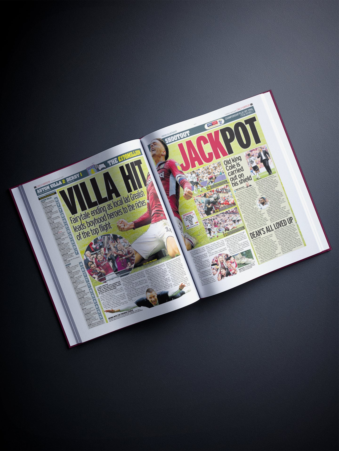 The Football History of Aston Villa Book - Historic Newspapers