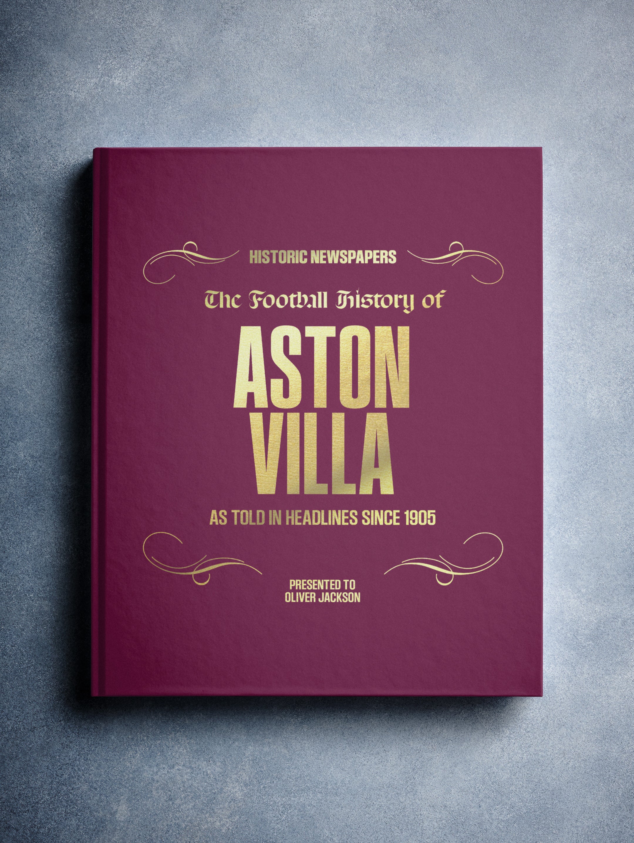 The Football History of Aston Villa Book - Historic Newspapers