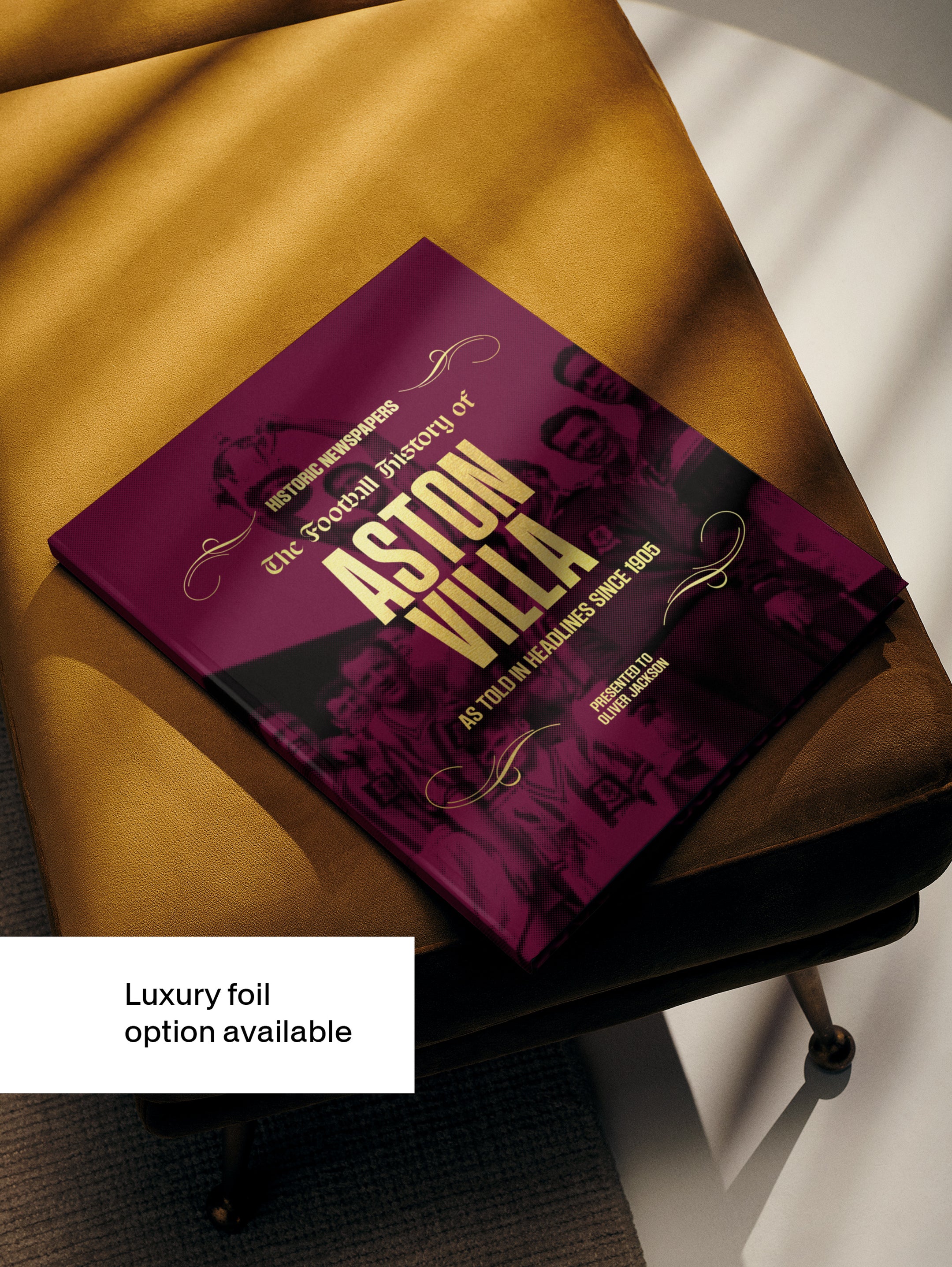 The Football History of Aston Villa Book - Historic Newspapers