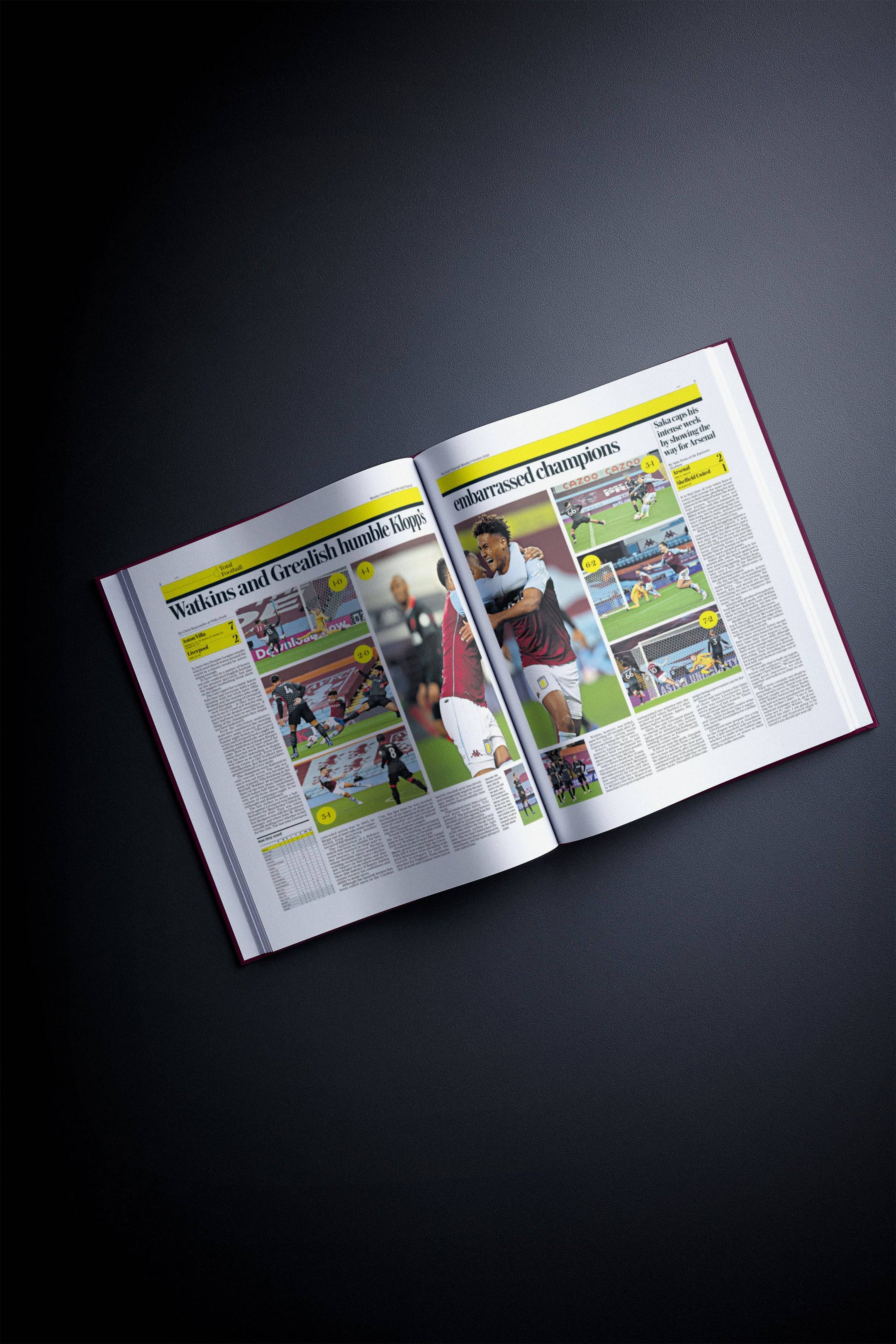 The Football History of Aston Villa Telegraph Edition Book