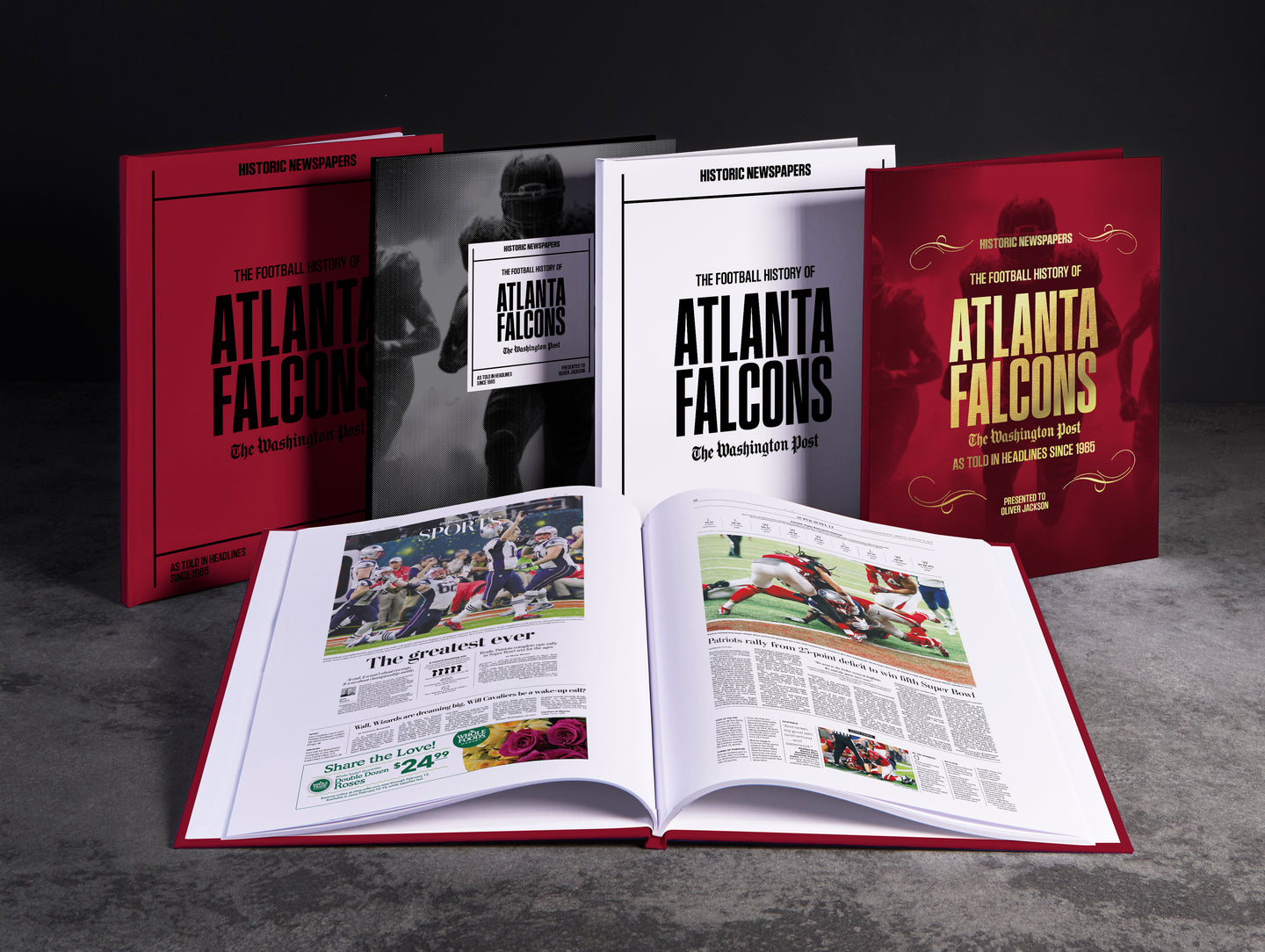 The Football History of Atlanta Falcons Washington Post Edition Book