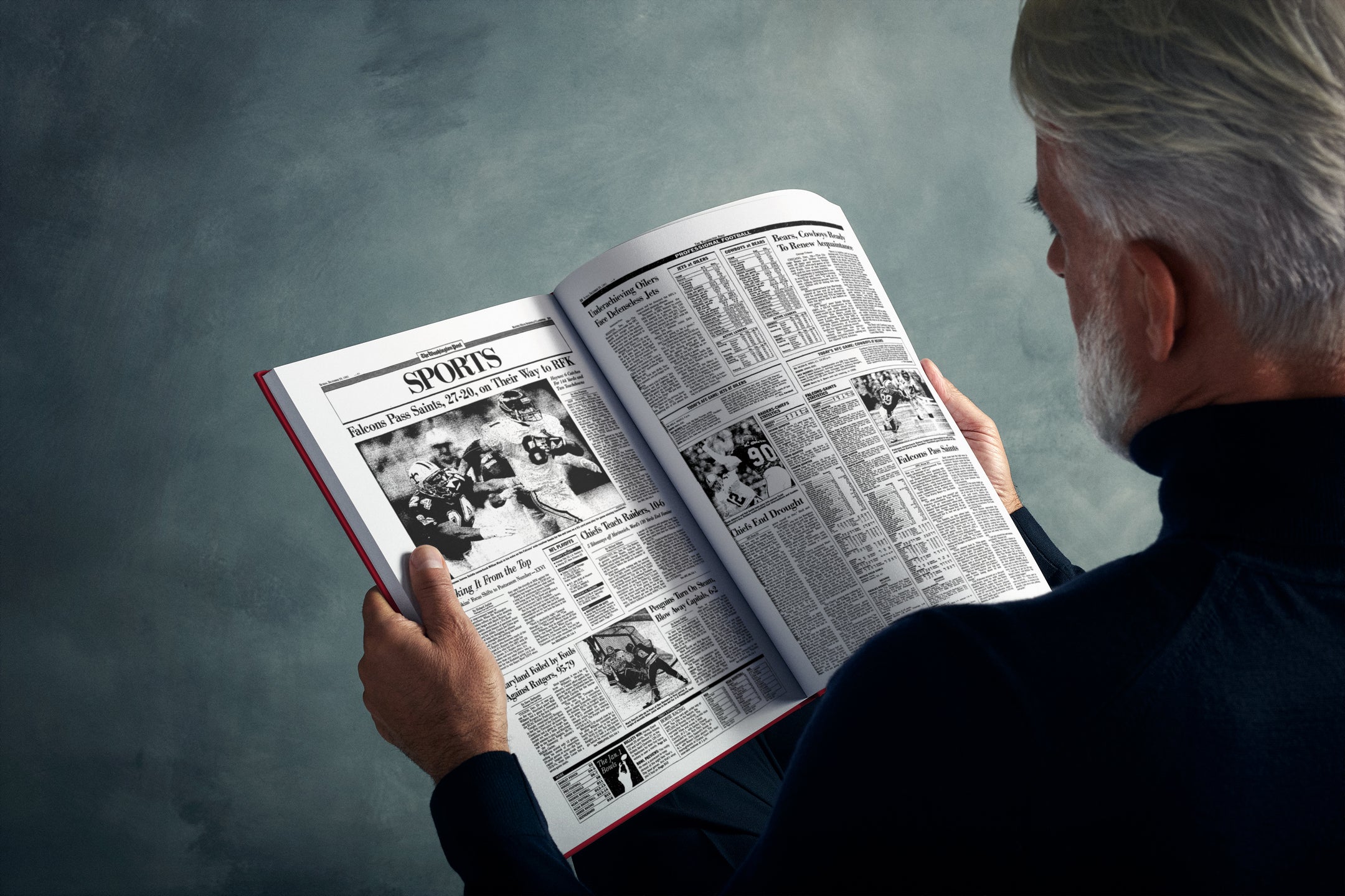 The US Football History of Atlanta Falcons Washington Post Edition Book - Historic Newspapers