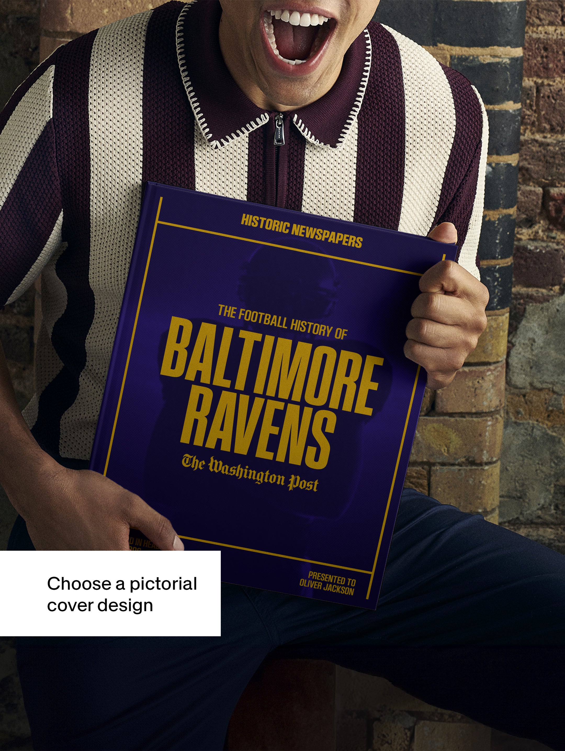 The US Football History of Baltimore Ravens Washington Post Edition Book - Historic Newspapers