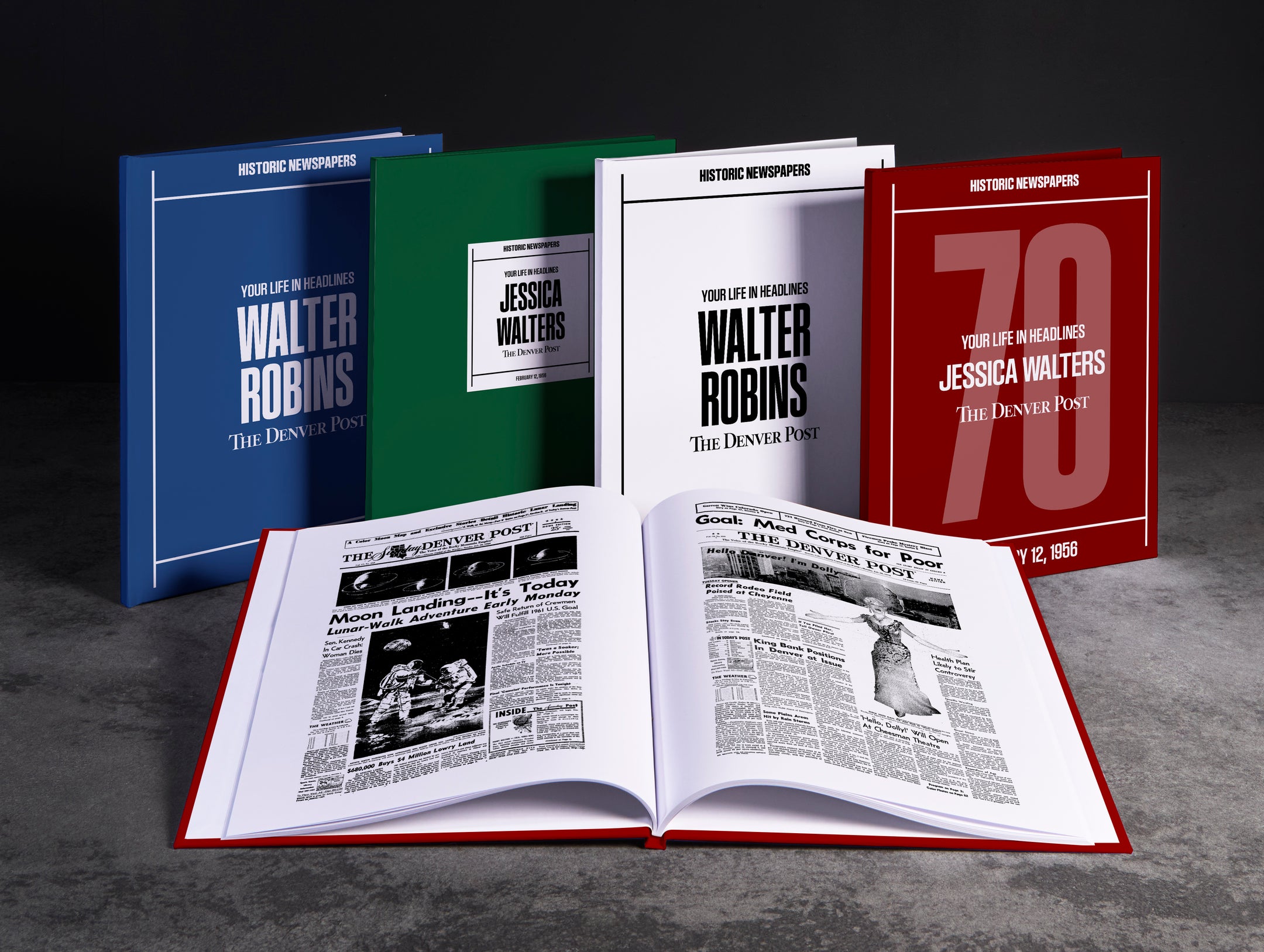 Personalised Birthday Newspaper Book Denver Post Edition