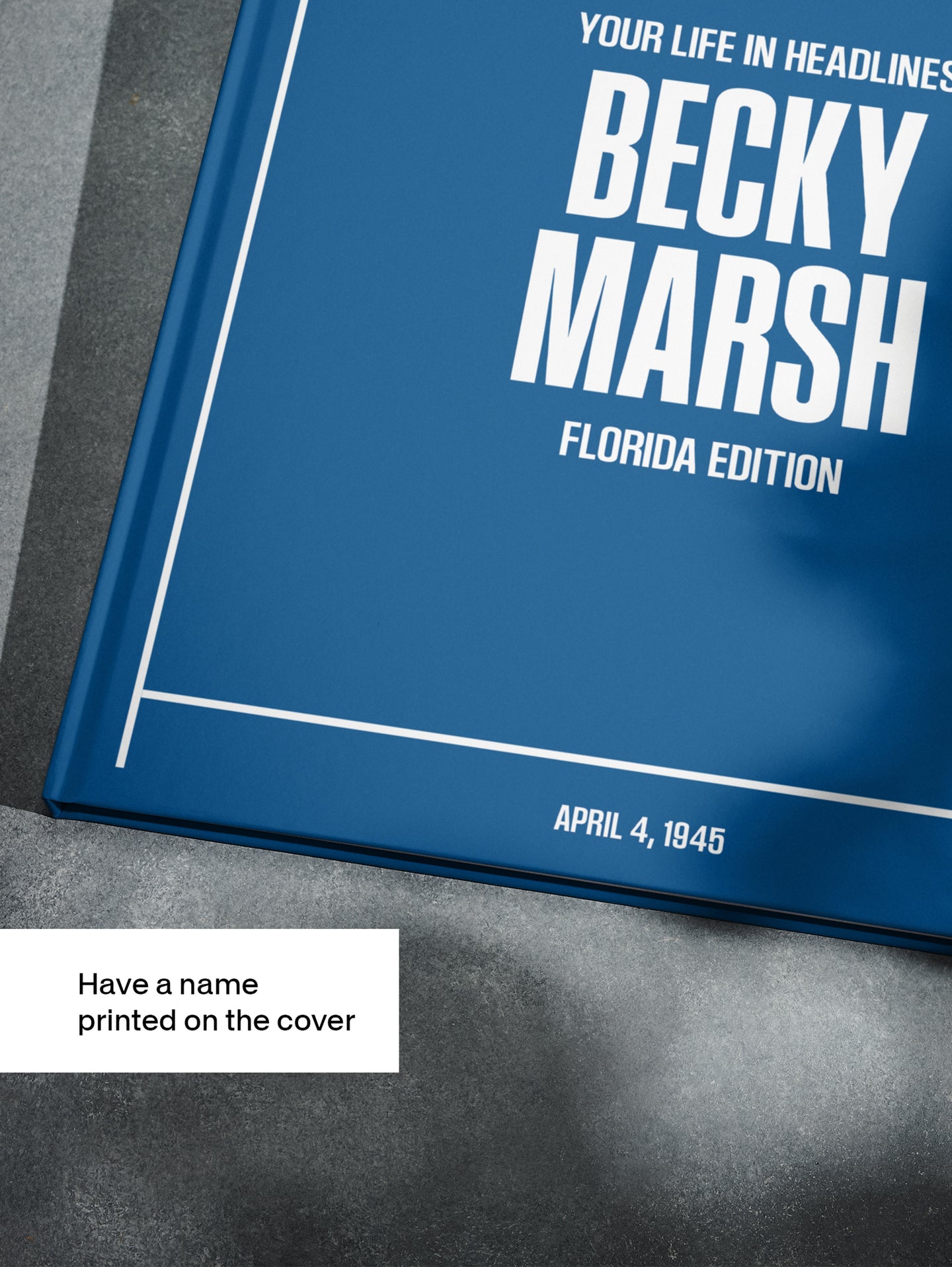 Personalised Birthday Newspaper Book Florida Edition - Historic Newspapers